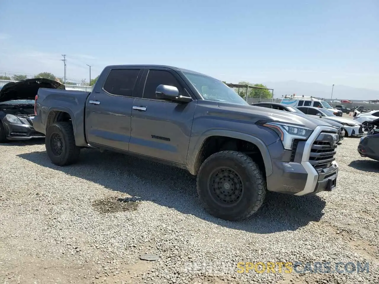 4 Фотография поврежденного автомобиля 5TFJA5DB8NX013040 TOYOTA TUNDRA 2022