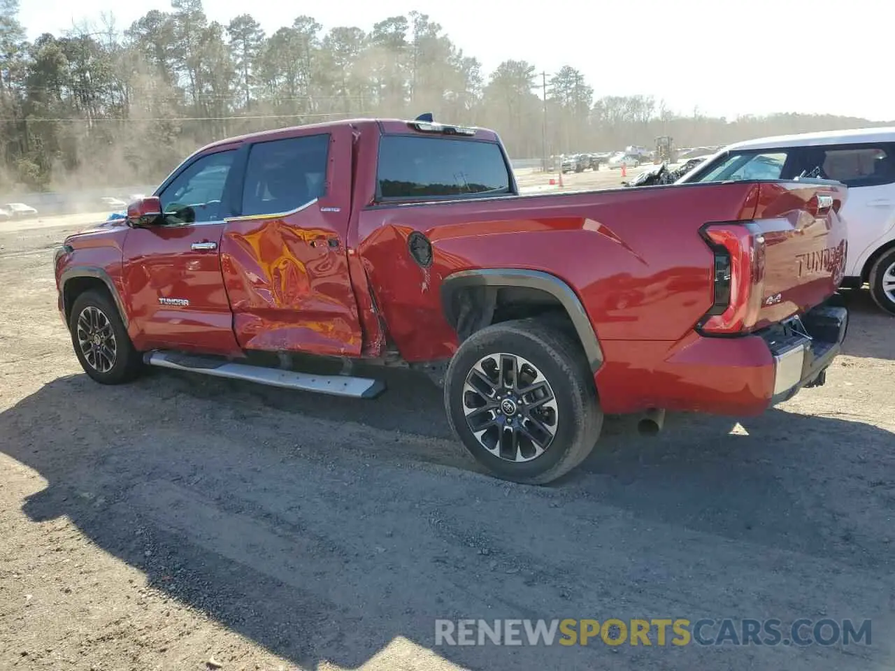 2 Photograph of a damaged car 5TFJA5EC9NX006234 TOYOTA TUNDRA 2022