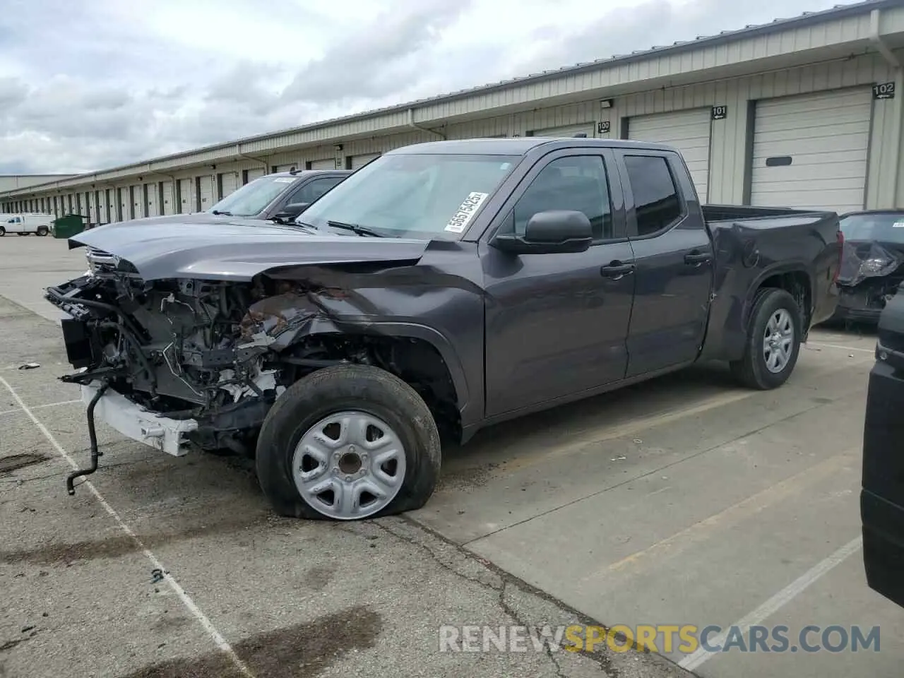 1 Photograph of a damaged car 5TFKB5AA3NX016733 TOYOTA TUNDRA 2022