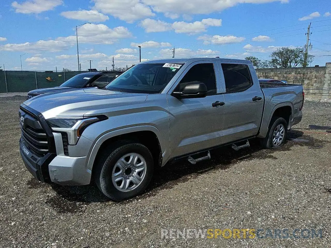 1 Photograph of a damaged car 5TFKB5AB8NX006014 TOYOTA TUNDRA 2022