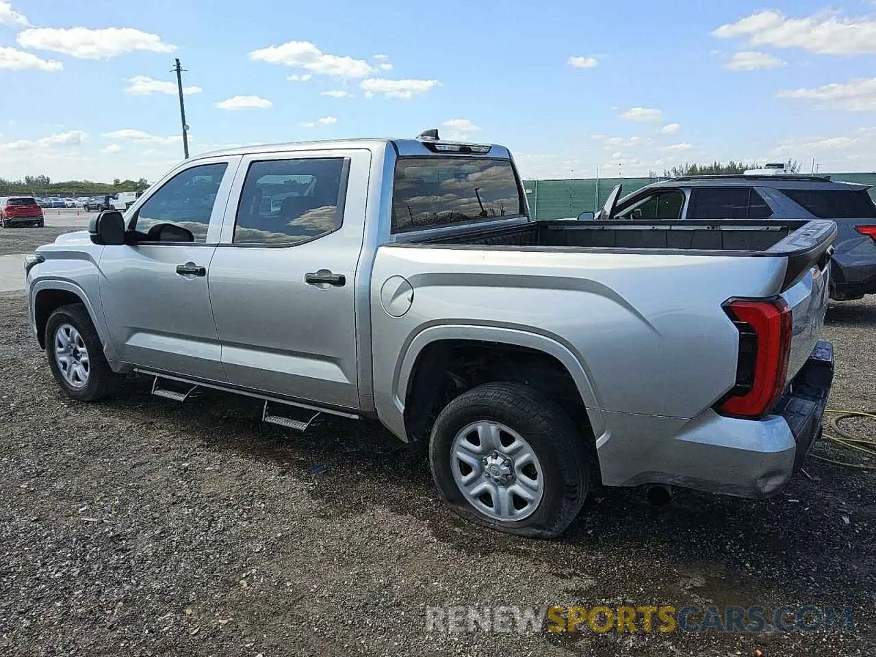 2 Photograph of a damaged car 5TFKB5AB8NX006014 TOYOTA TUNDRA 2022