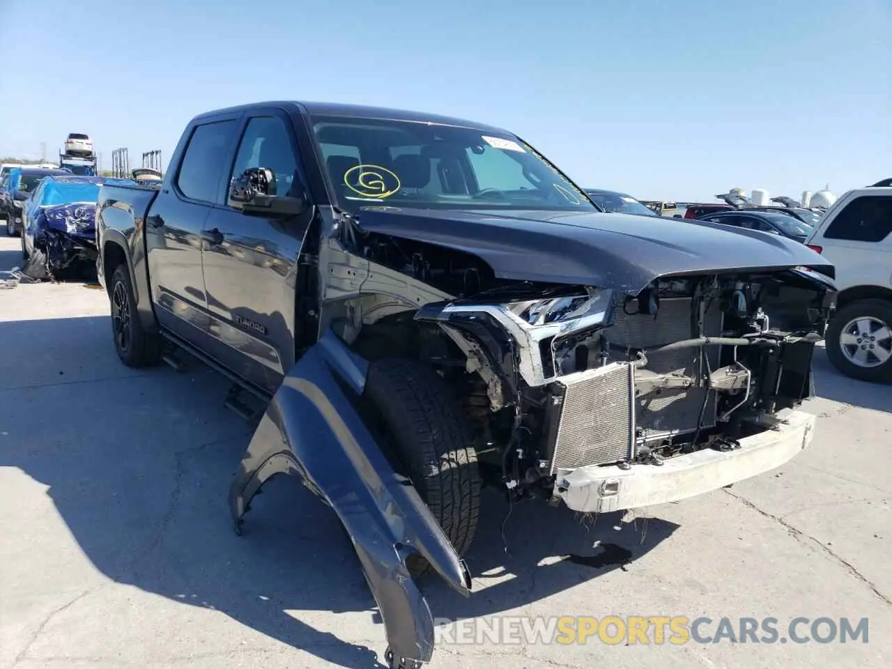 1 Фотография поврежденного автомобиля 5TFLA5AB4NX010276 TOYOTA TUNDRA 2022