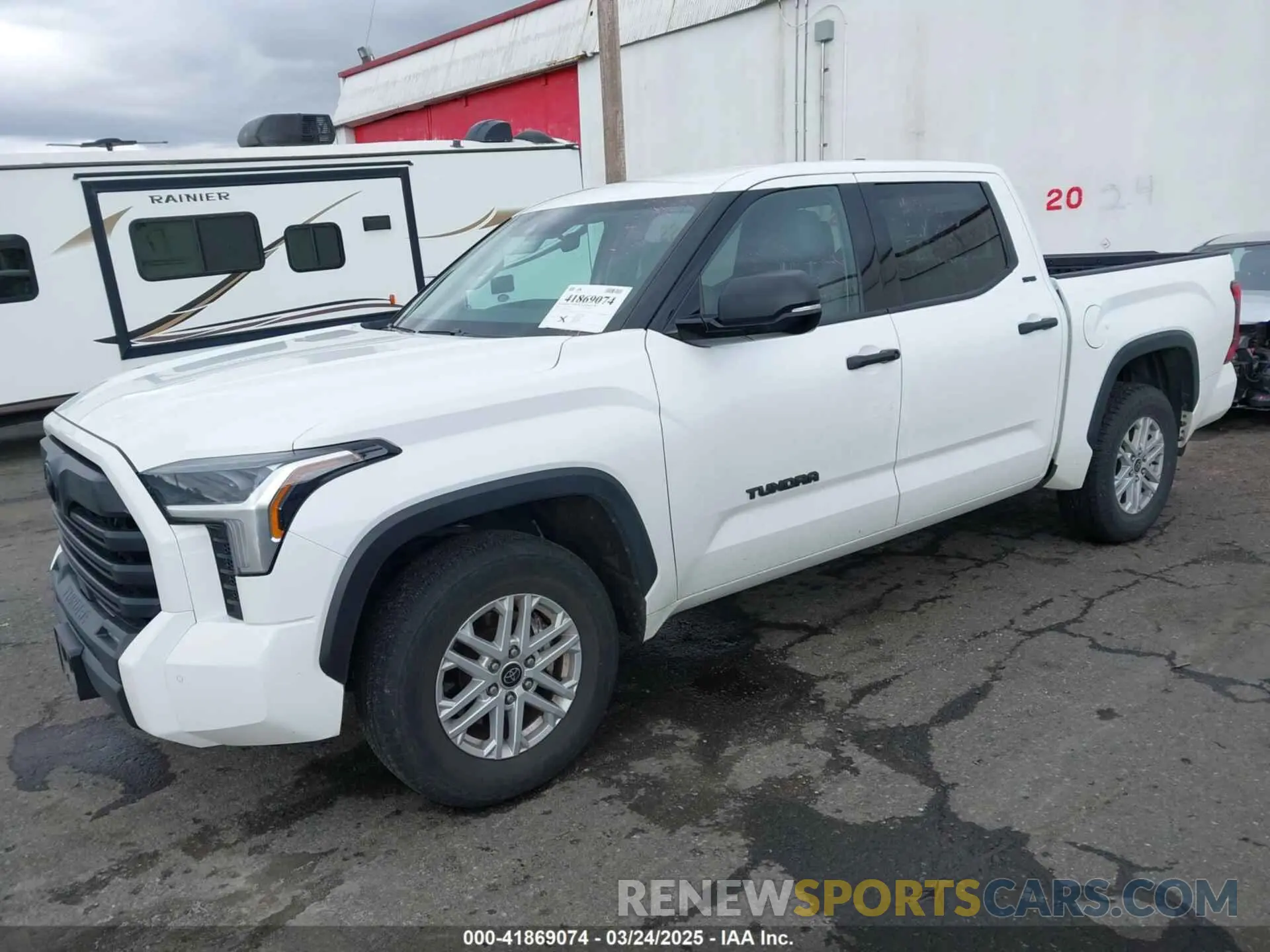 2 Фотография поврежденного автомобиля 5TFLA5AB5NX011470 TOYOTA TUNDRA 2022
