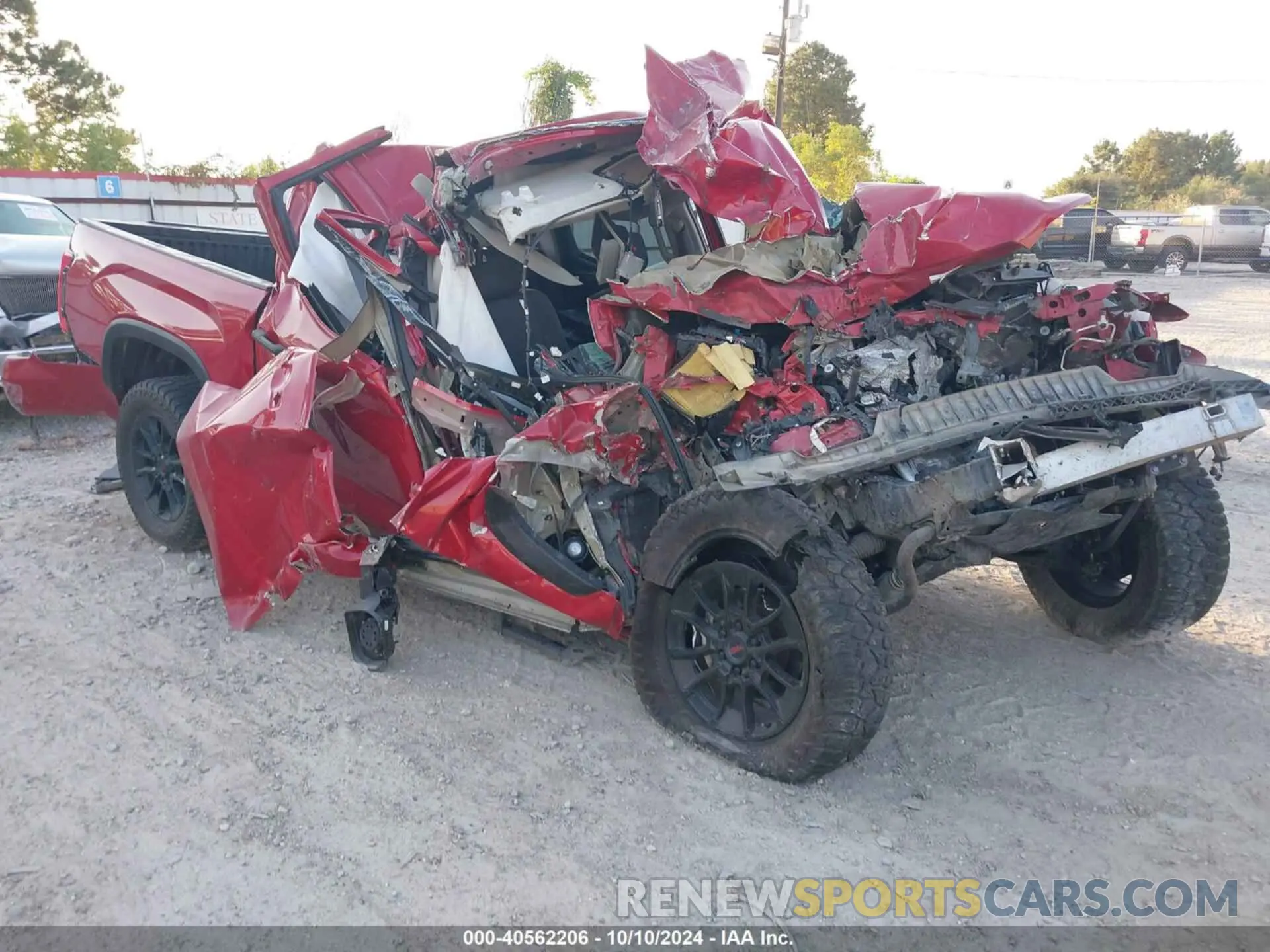 1 Photograph of a damaged car 5TFLA5AB6NX006875 TOYOTA TUNDRA 2022