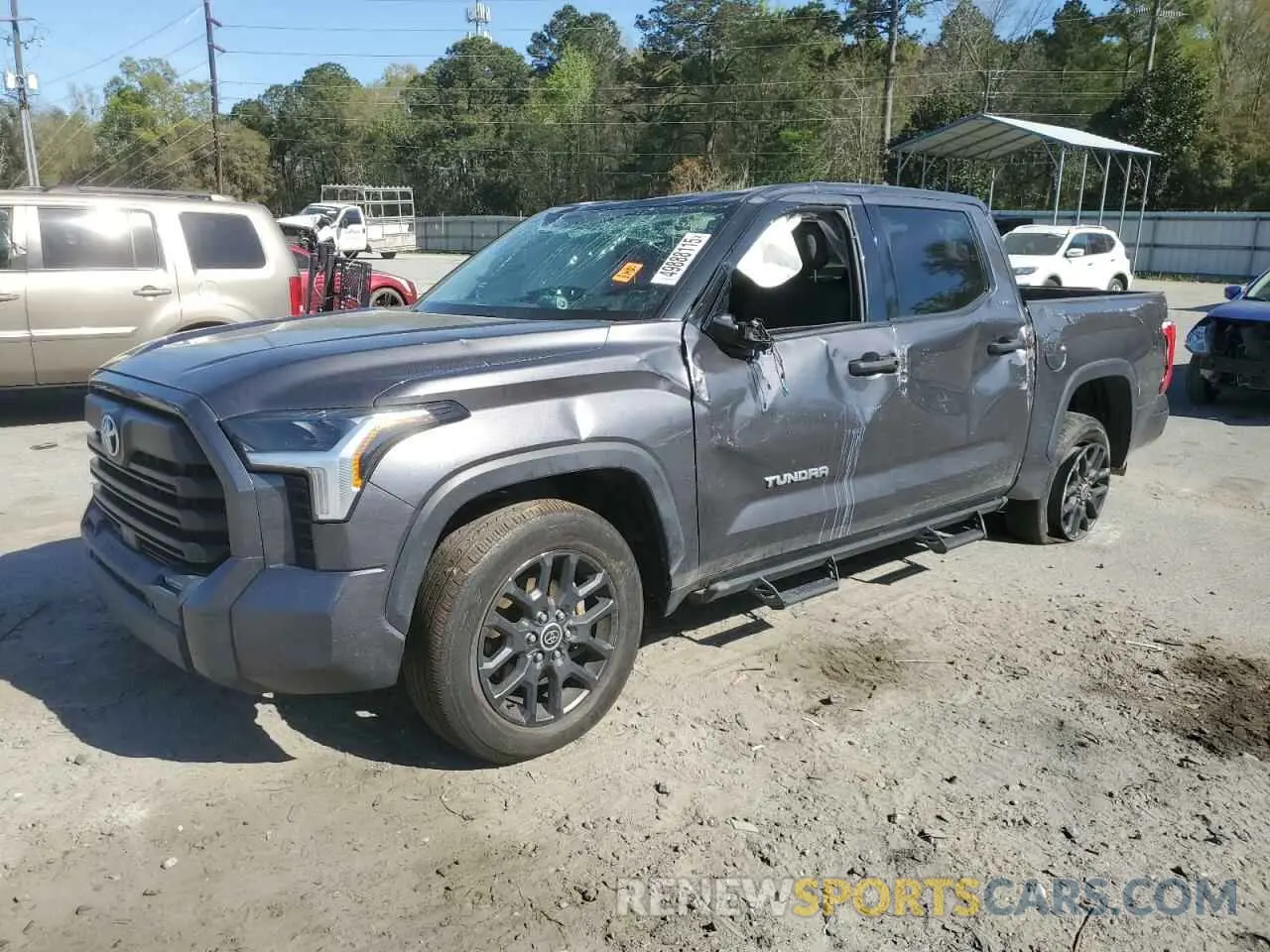1 Photograph of a damaged car 5TFLA5AB7NX008134 TOYOTA TUNDRA 2022