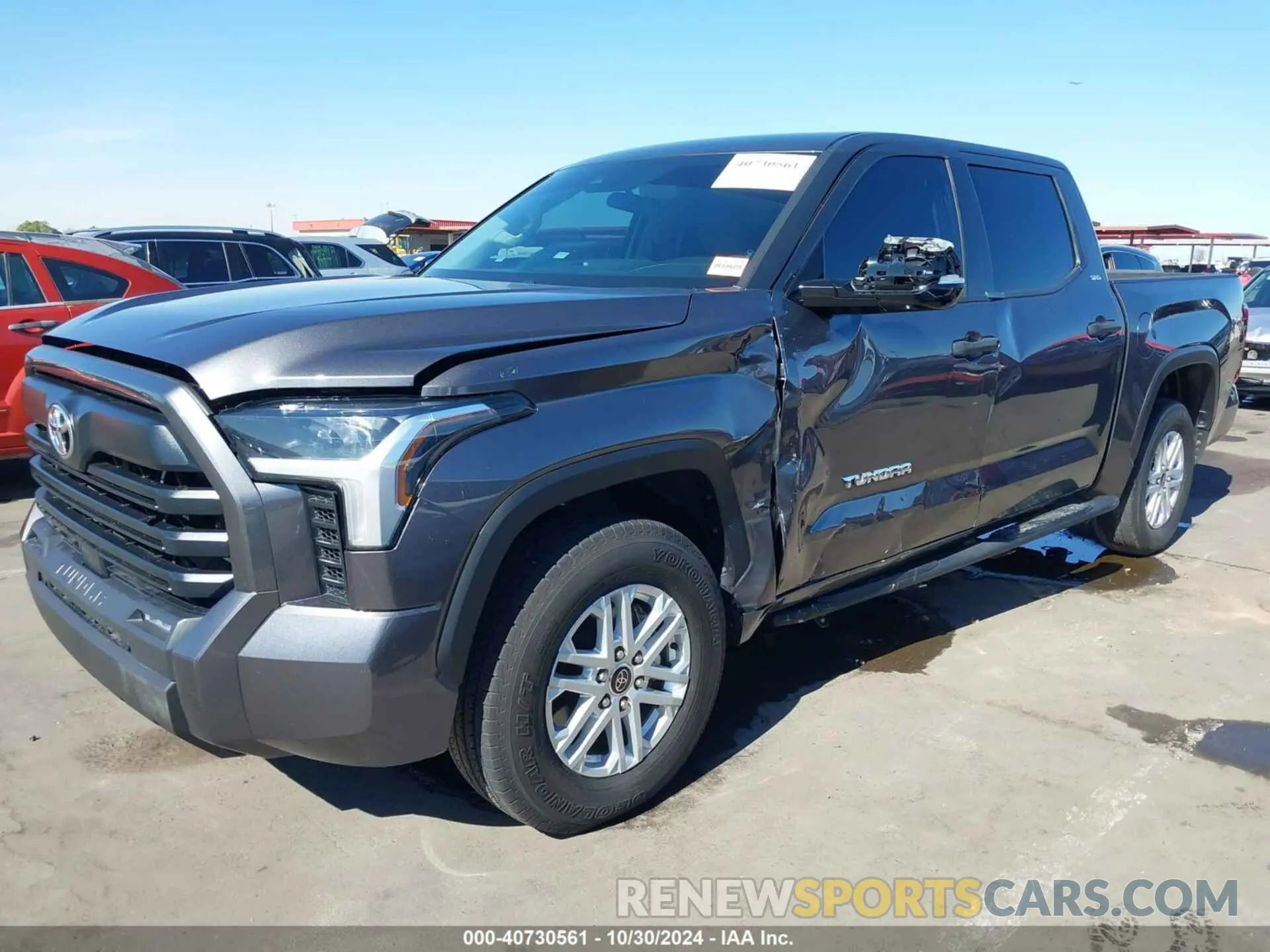 6 Photograph of a damaged car 5TFLA5AB9NX017563 TOYOTA TUNDRA 2022