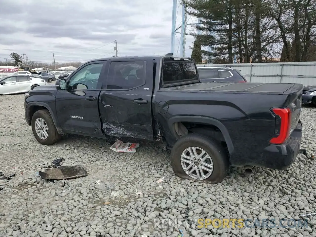 2 Фотография поврежденного автомобиля 5TFLA5DB4NX026344 TOYOTA TUNDRA 2022