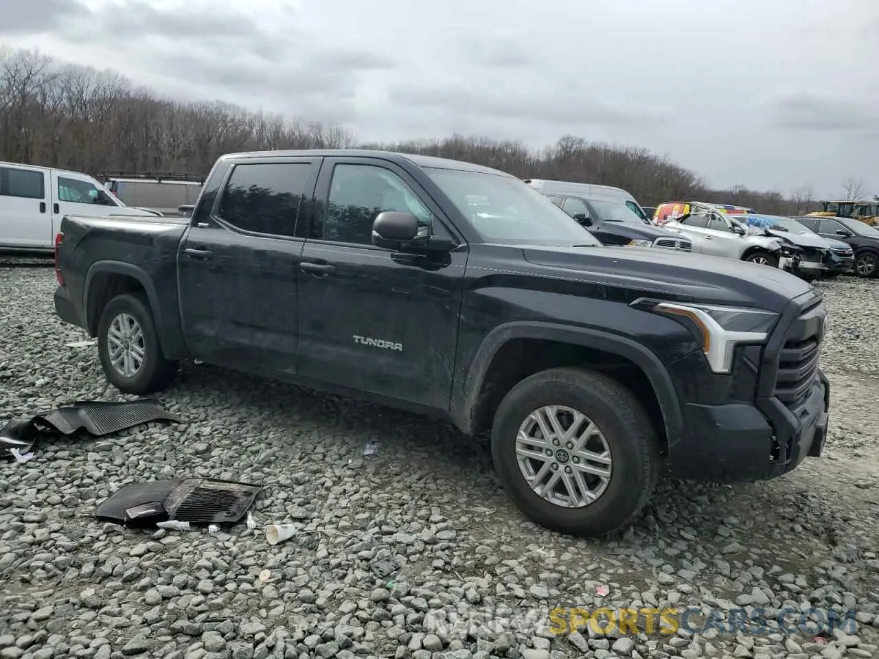 4 Фотография поврежденного автомобиля 5TFLA5DB4NX026344 TOYOTA TUNDRA 2022