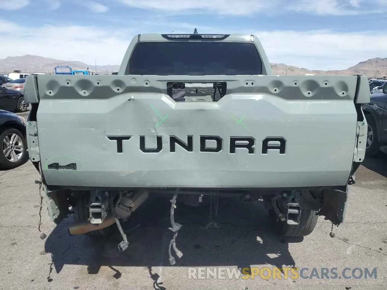 6 Фотография поврежденного автомобиля 5TFLA5DB4NX043838 TOYOTA TUNDRA 2022