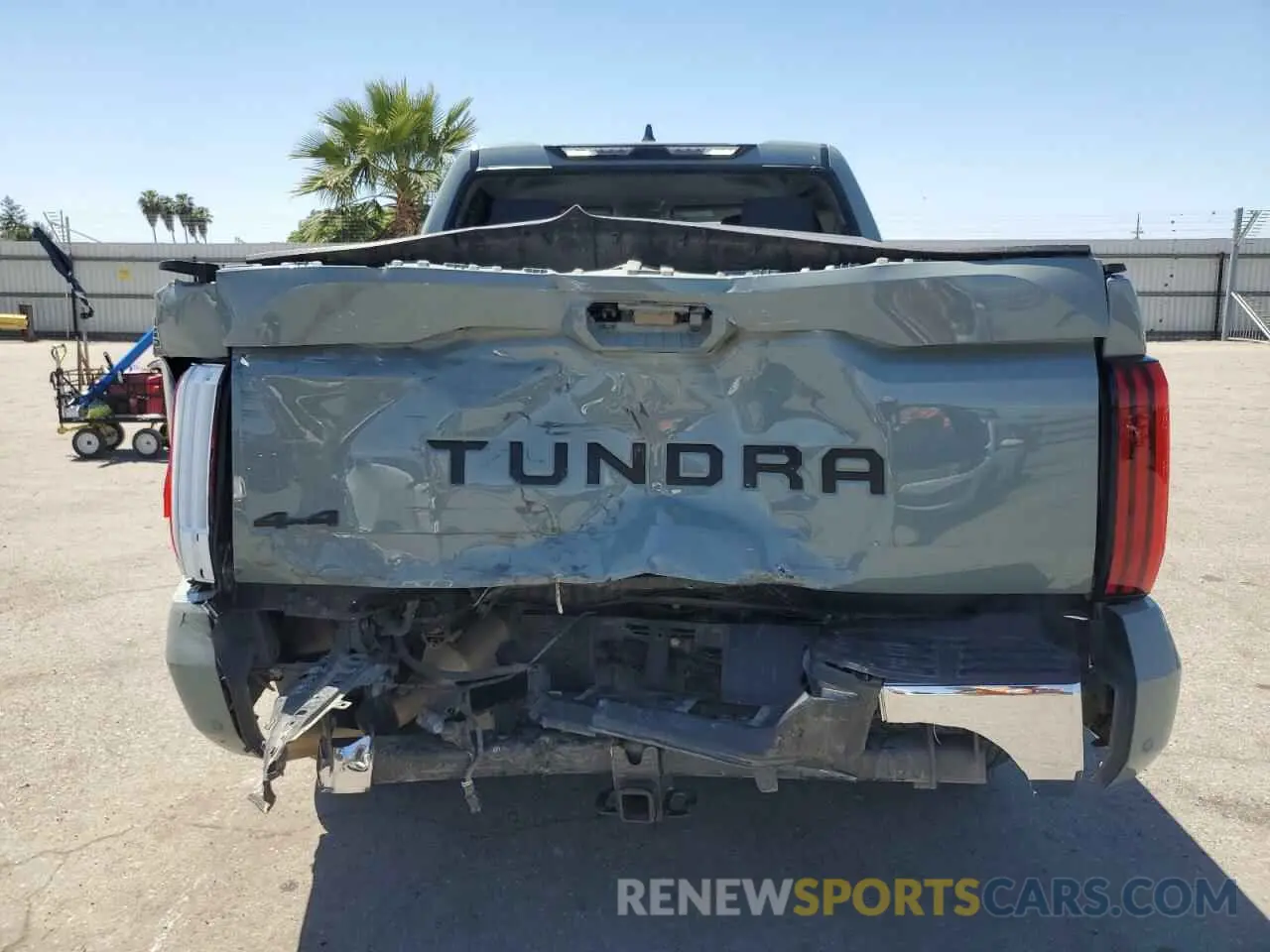 6 Фотография поврежденного автомобиля 5TFLA5DB8NX039937 TOYOTA TUNDRA 2022