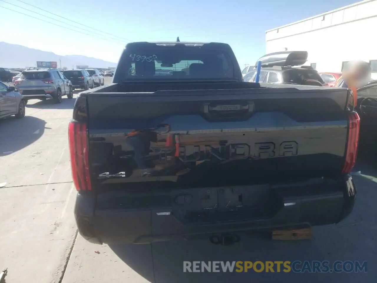 6 Photograph of a damaged car 5TFLA5EC5NX006269 TOYOTA TUNDRA 2022