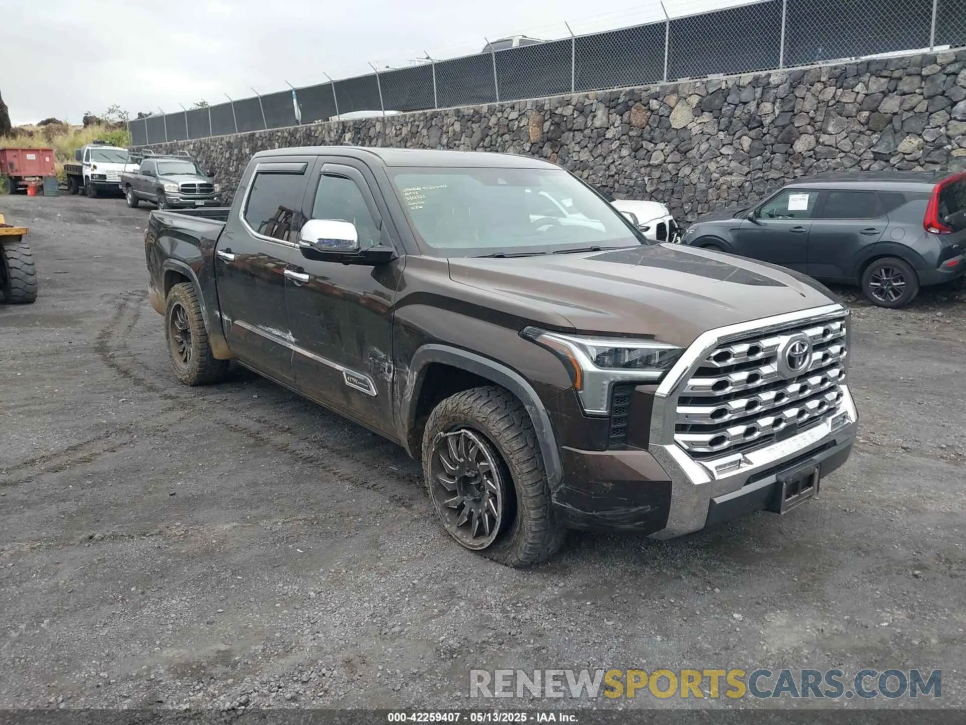 6 Фотография поврежденного автомобиля 5TFMA5DB1NX012518 TOYOTA TUNDRA 2022