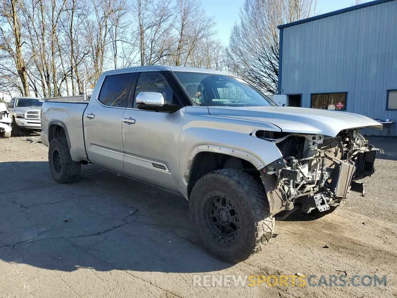 4 Photograph of a damaged car 5TFMA5EC9NX005128 TOYOTA TUNDRA 2022