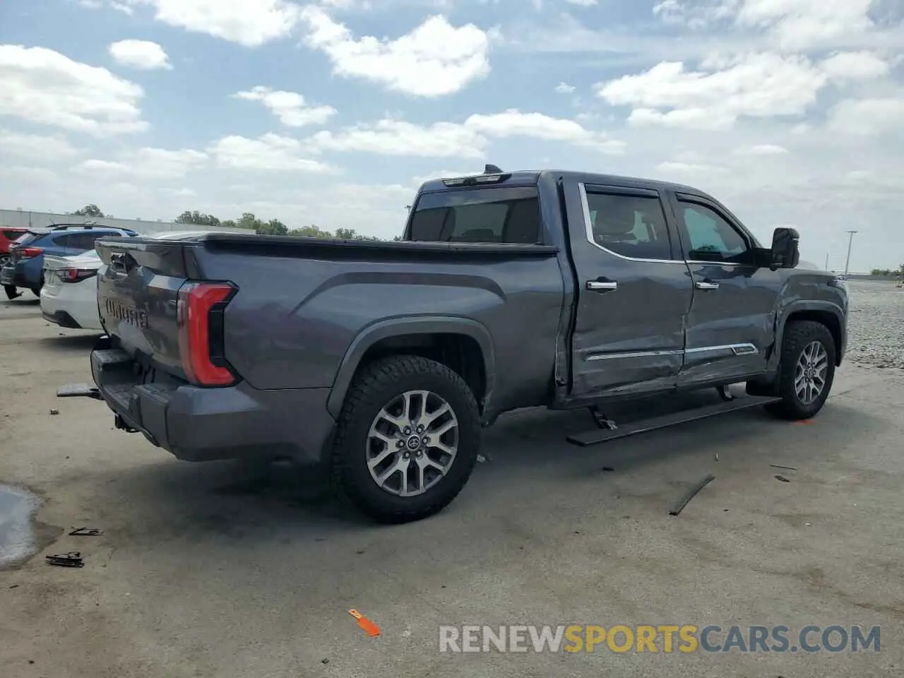 3 Photograph of a damaged car 5TFMC5ECXNX001423 TOYOTA TUNDRA 2022