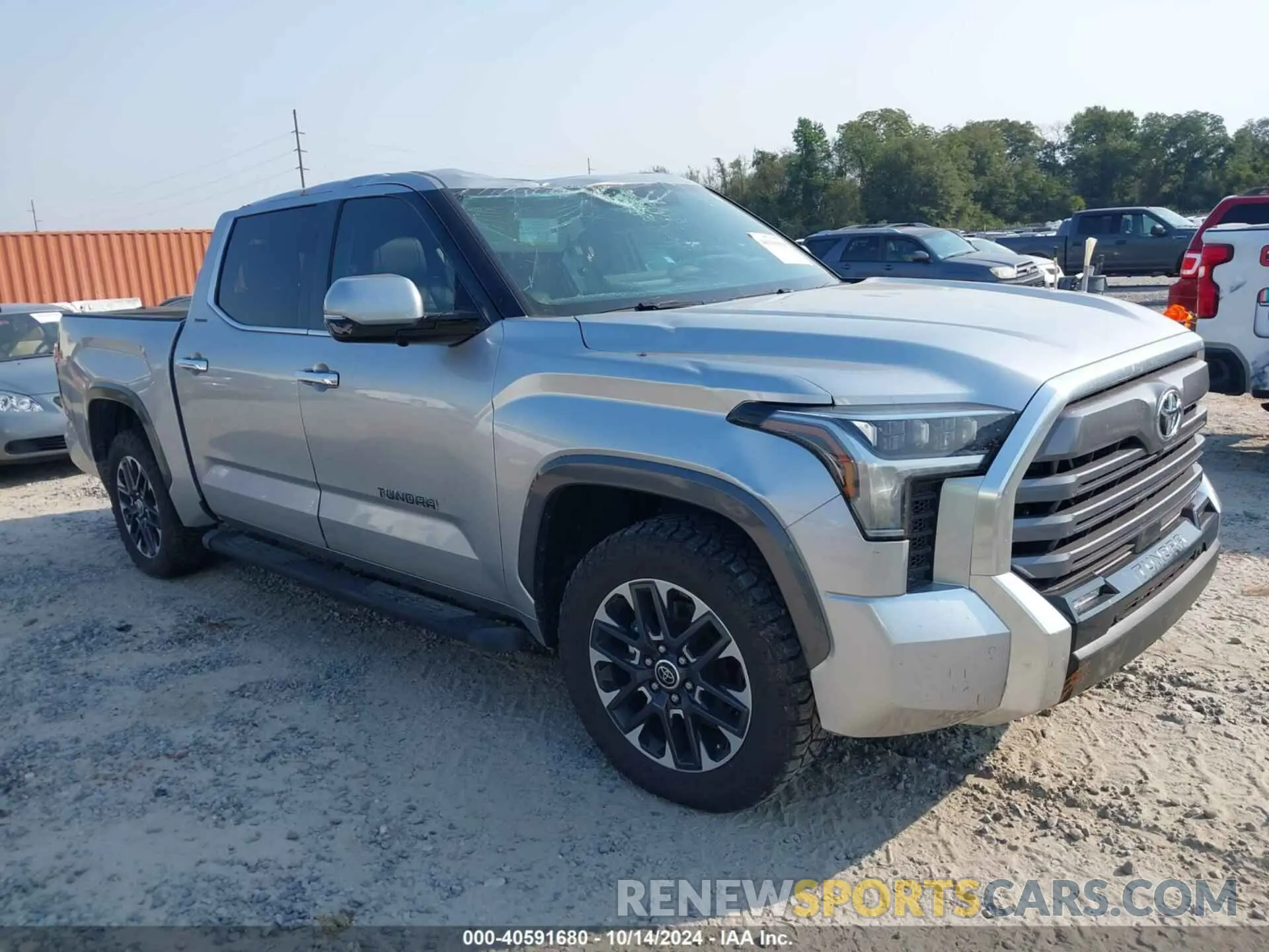 1 Photograph of a damaged car 5TFJA5AB7PX027003 TOYOTA TUNDRA 2023