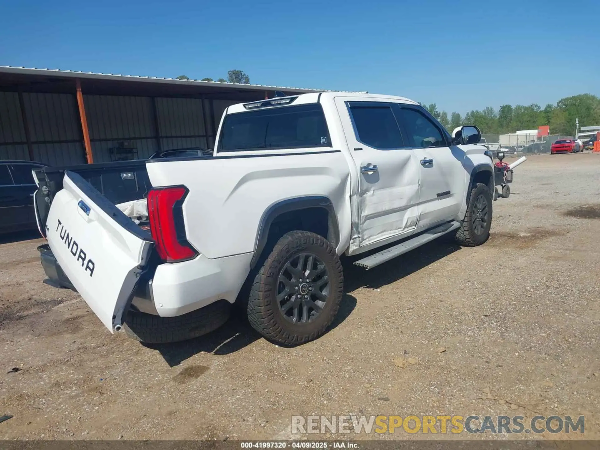 4 Photograph of a damaged car 5TFJA5DB1PX078704 TOYOTA TUNDRA 2023