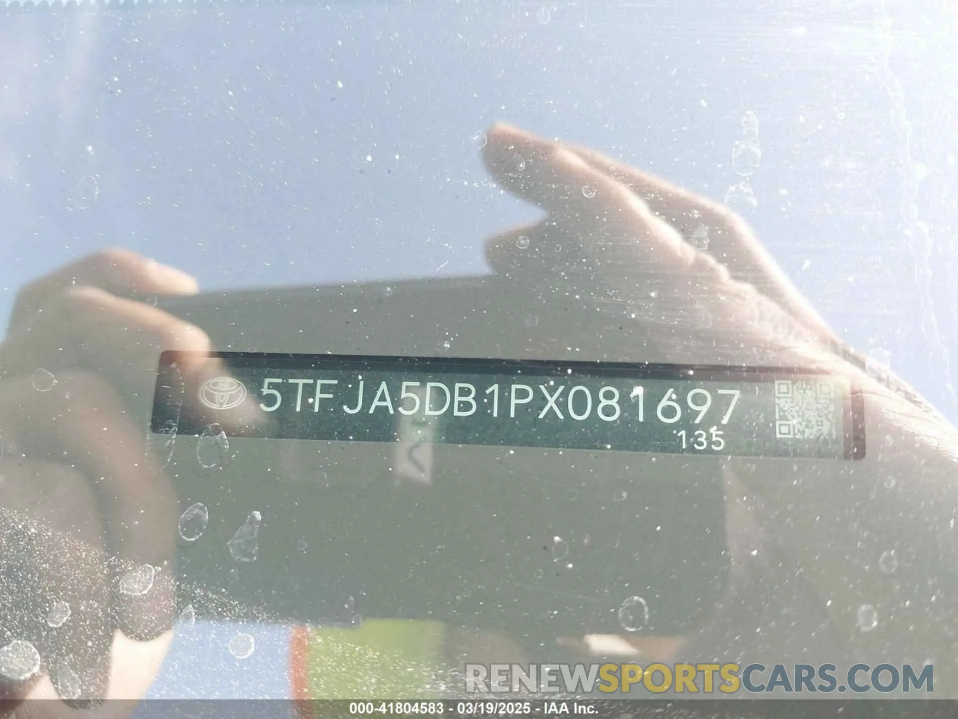 9 Фотография поврежденного автомобиля 5TFJA5DB1PX081697 TOYOTA TUNDRA 2023