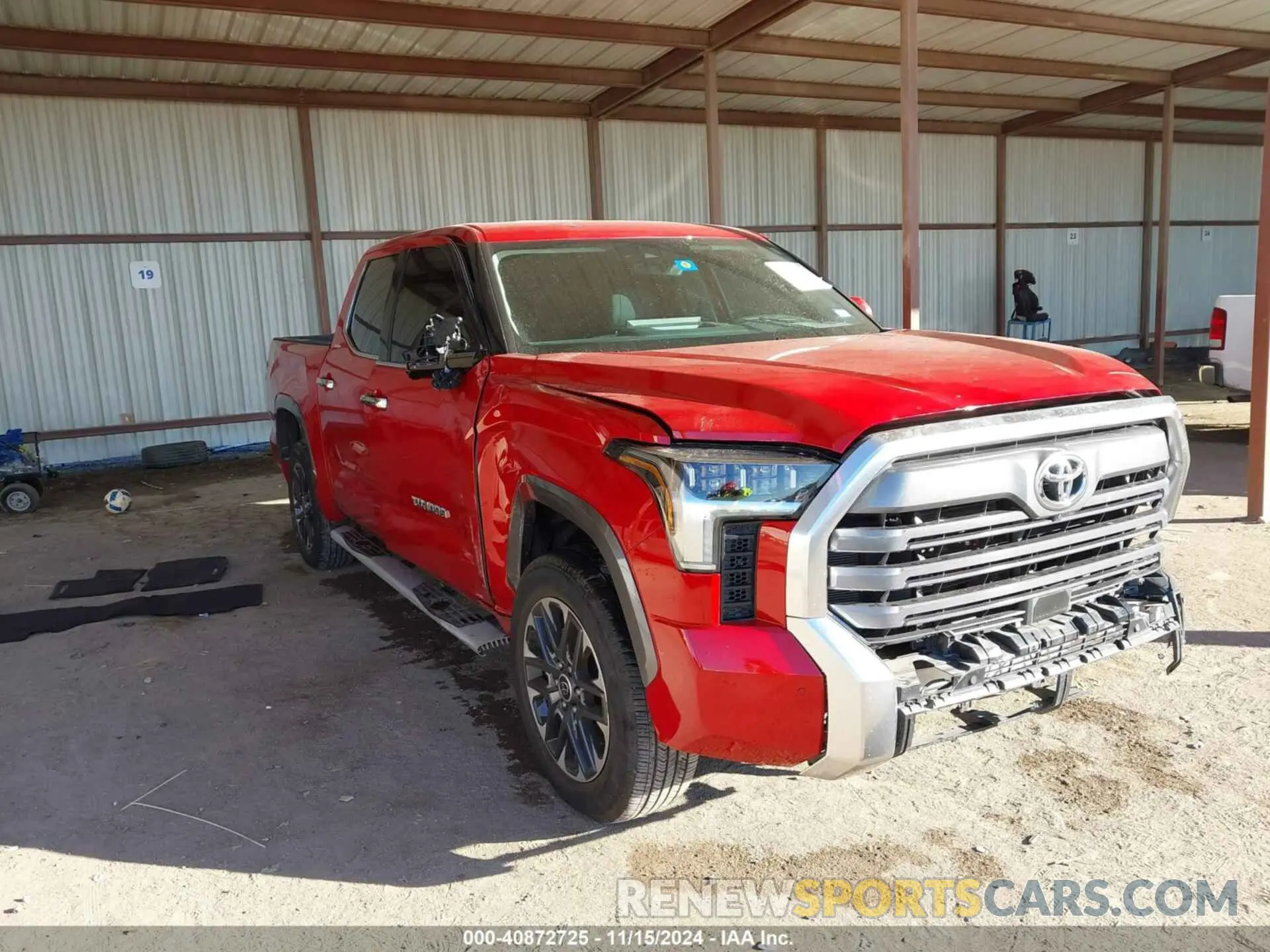 1 Photograph of a damaged car 5TFJA5DB6PX072896 TOYOTA TUNDRA 2023