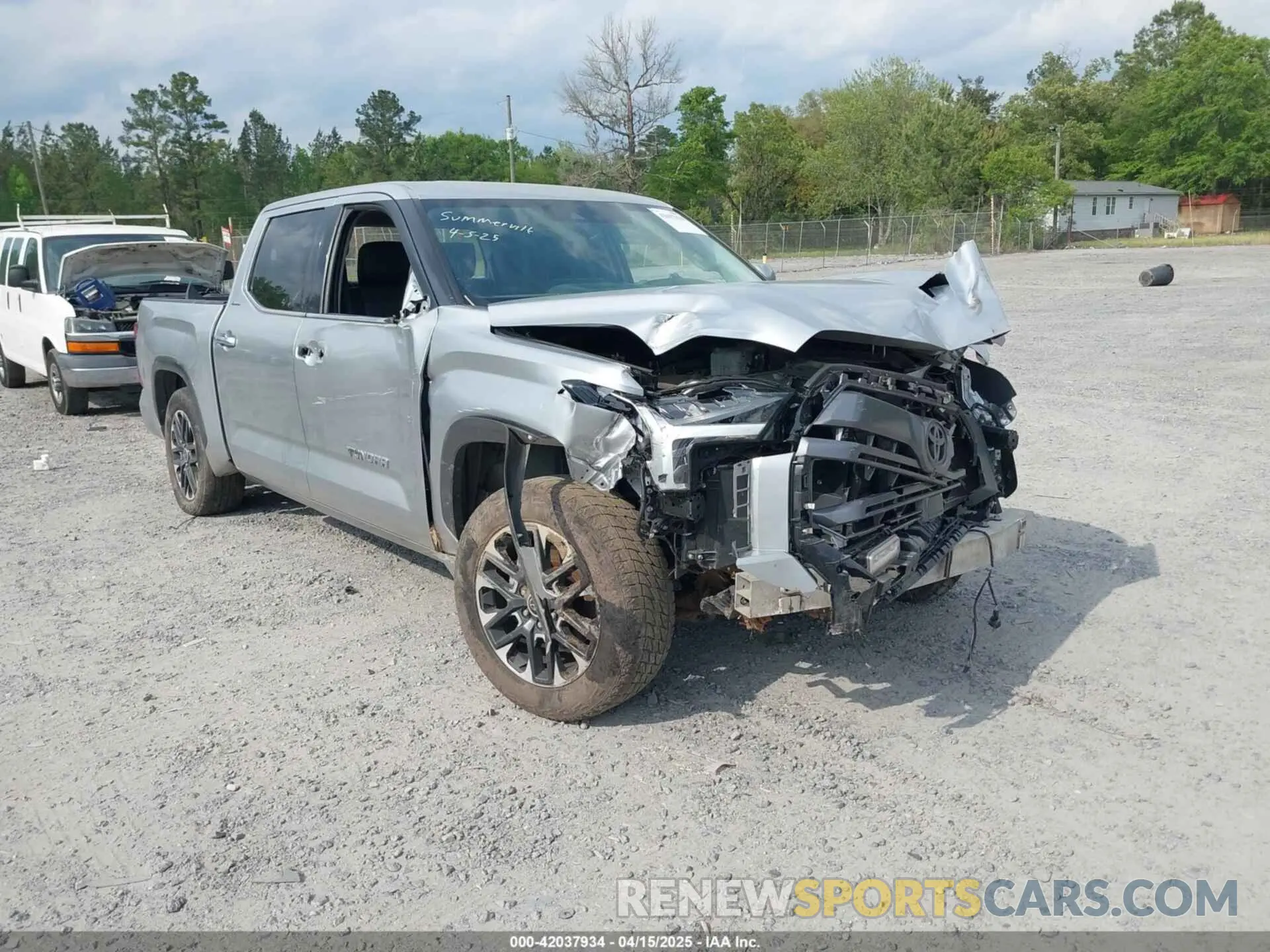 1 Photograph of a damaged car 5TFJA5DB8PX092311 TOYOTA TUNDRA 2023