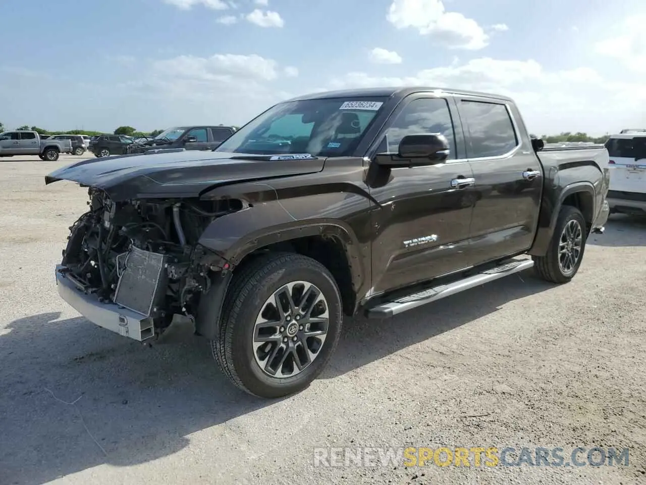 1 Photograph of a damaged car 5TFJC5AB4PX002702 TOYOTA TUNDRA 2023