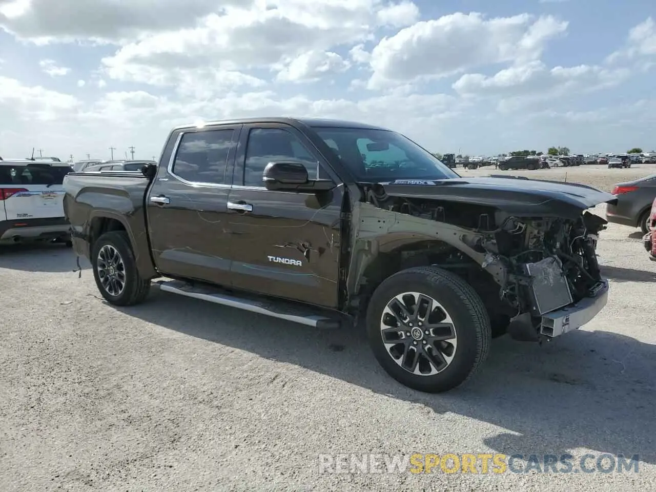 4 Photograph of a damaged car 5TFJC5AB4PX002702 TOYOTA TUNDRA 2023