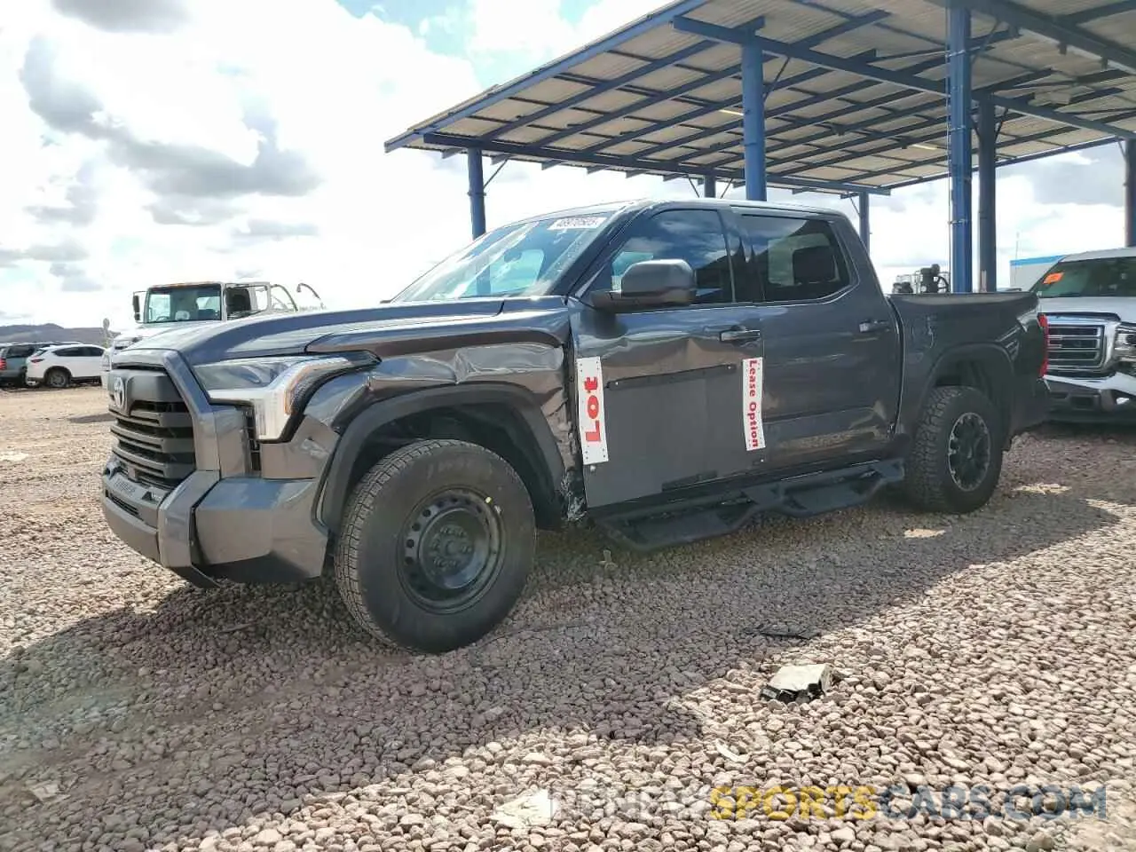 1 Photograph of a damaged car 5TFLA5DB5PX095241 TOYOTA TUNDRA 2023
