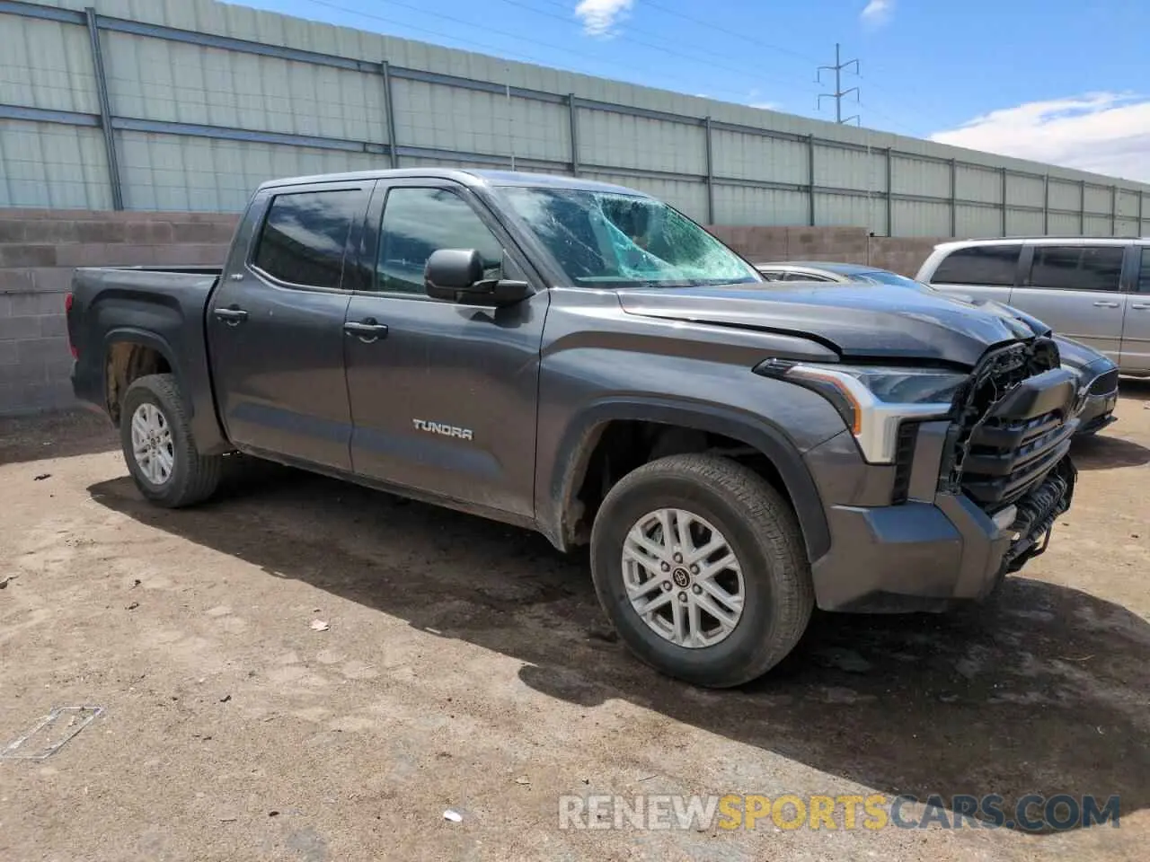 4 Photograph of a damaged car 5TFLA5DB8PX128040 TOYOTA TUNDRA 2023