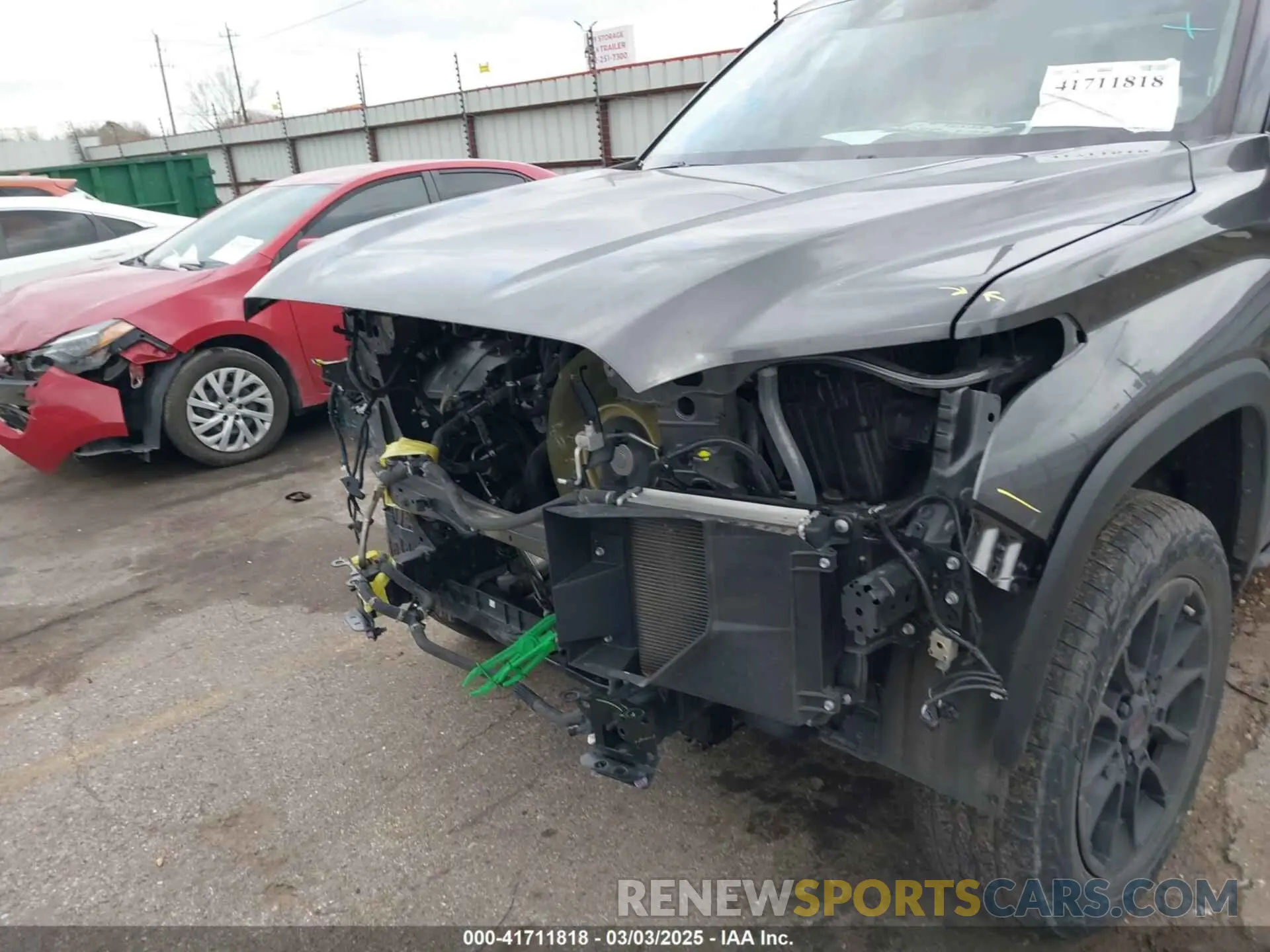 6 Photograph of a damaged car 5TFLA5DB9PX080225 TOYOTA TUNDRA 2023