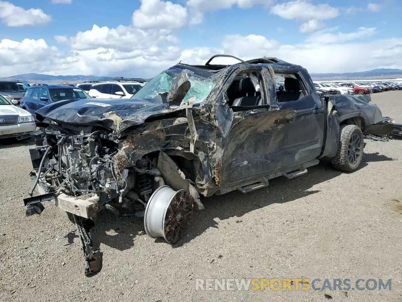 1 Photograph of a damaged car 5TFNA5EC6PX017566 TOYOTA TUNDRA 2023