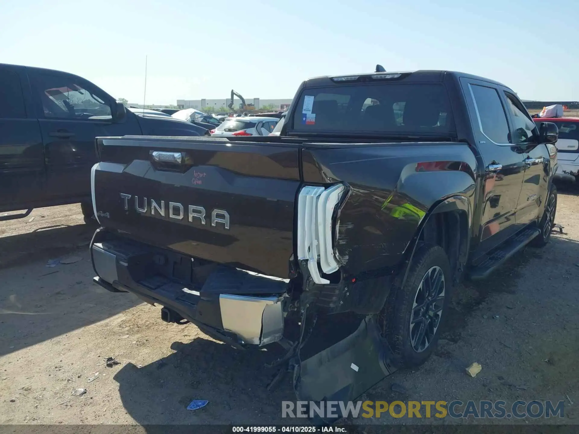 4 Photograph of a damaged car 5TFJA5DB9RX156634 TOYOTA TUNDRA 2024