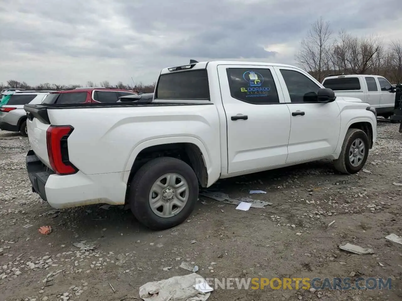 3 Photograph of a damaged car 5TFKB5AB6RX035856 TOYOTA TUNDRA 2024