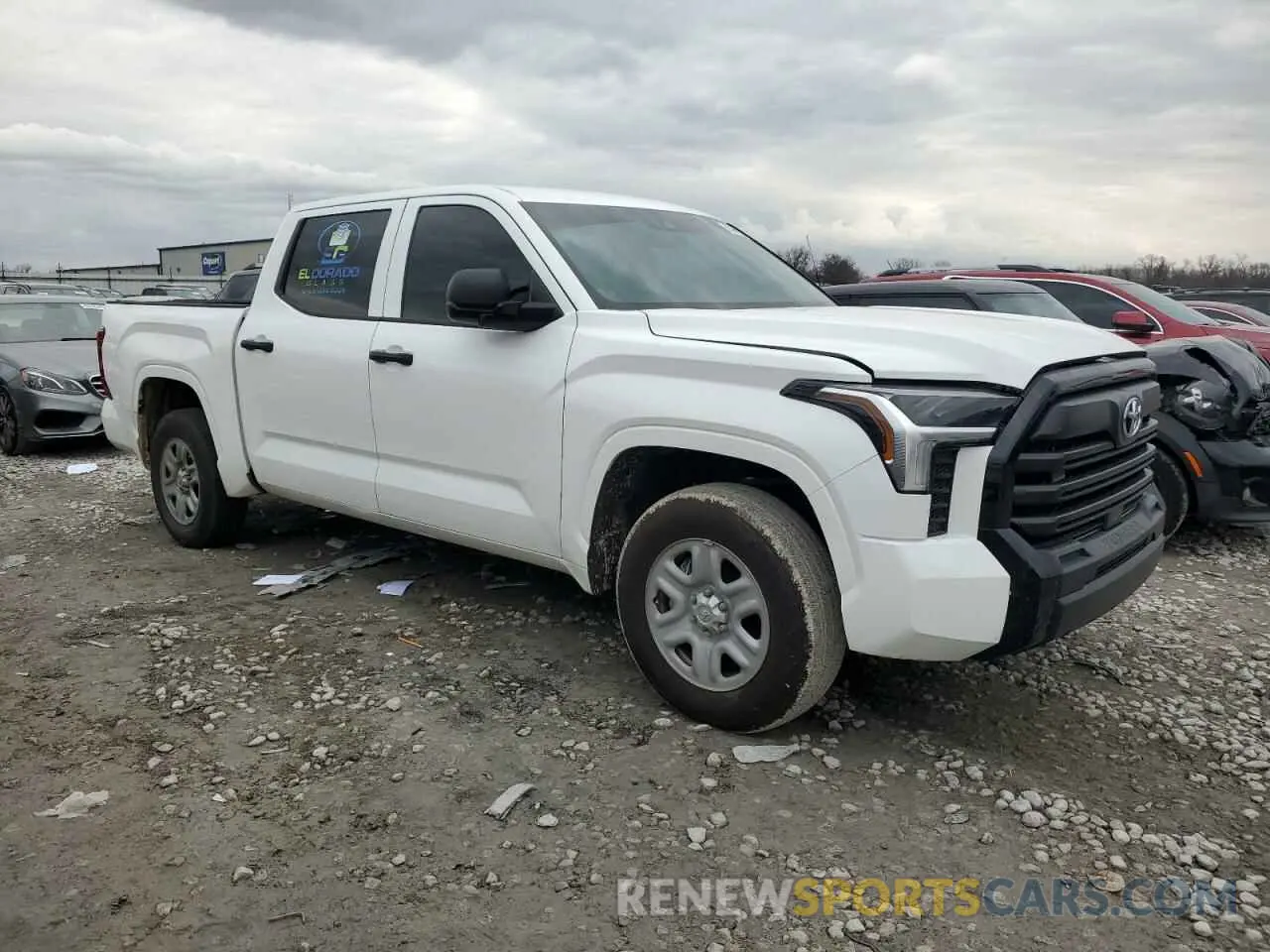 4 Photograph of a damaged car 5TFKB5AB6RX035856 TOYOTA TUNDRA 2024