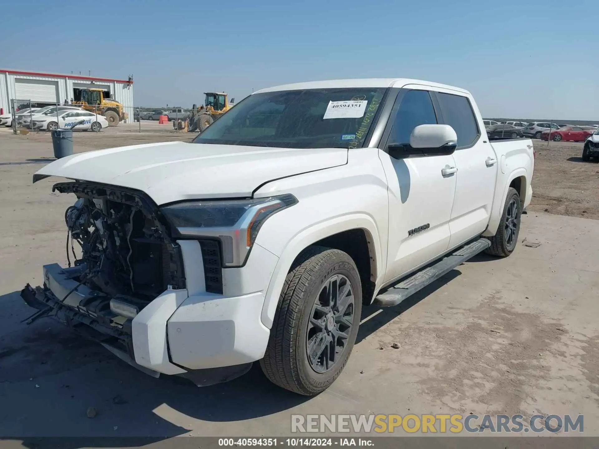 2 Photograph of a damaged car 5TFLA5ABXRX032871 TOYOTA TUNDRA 2024