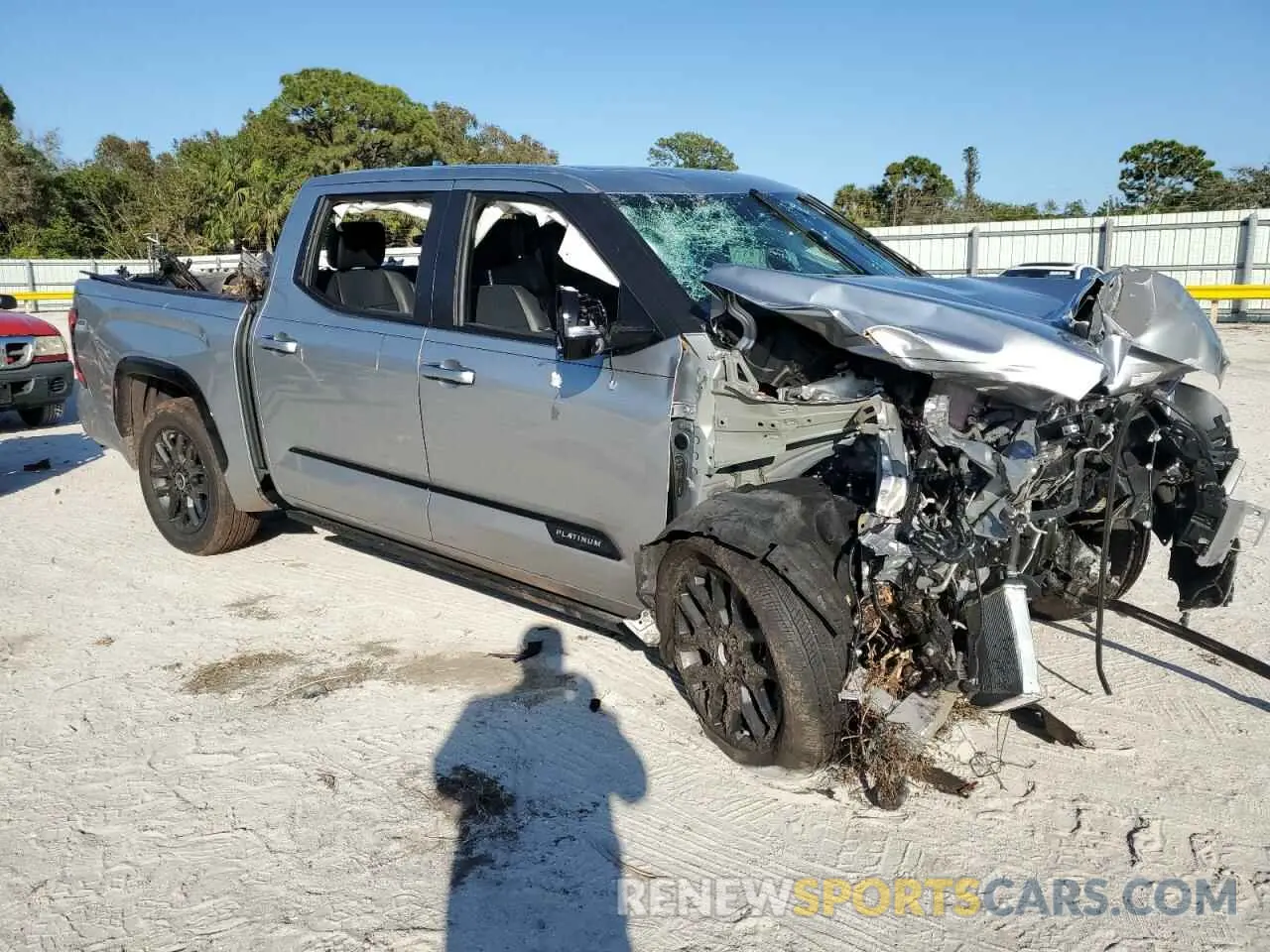 4 Photograph of a damaged car 5TFNC5DBXRX049300 TOYOTA TUNDRA 2024