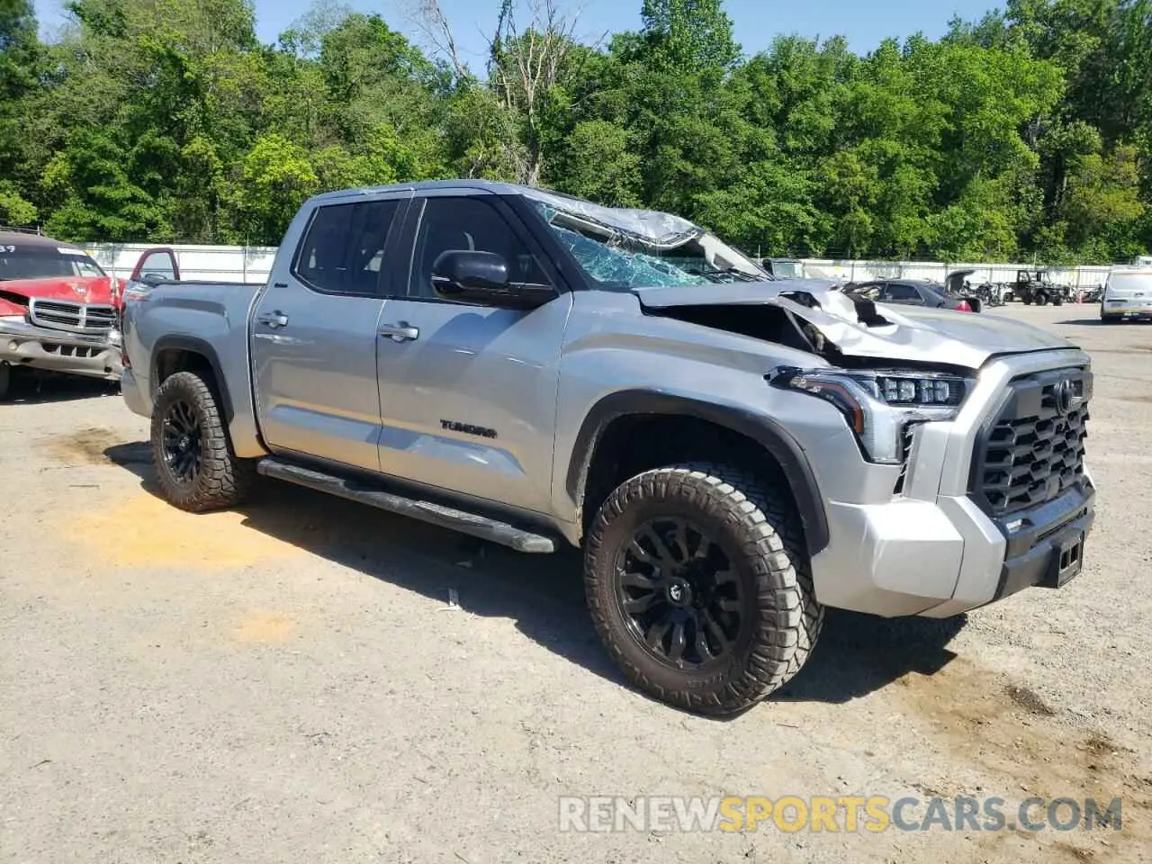 4 Photograph of a damaged car 5TFWA5DB3RX146431 TOYOTA TUNDRA 2024