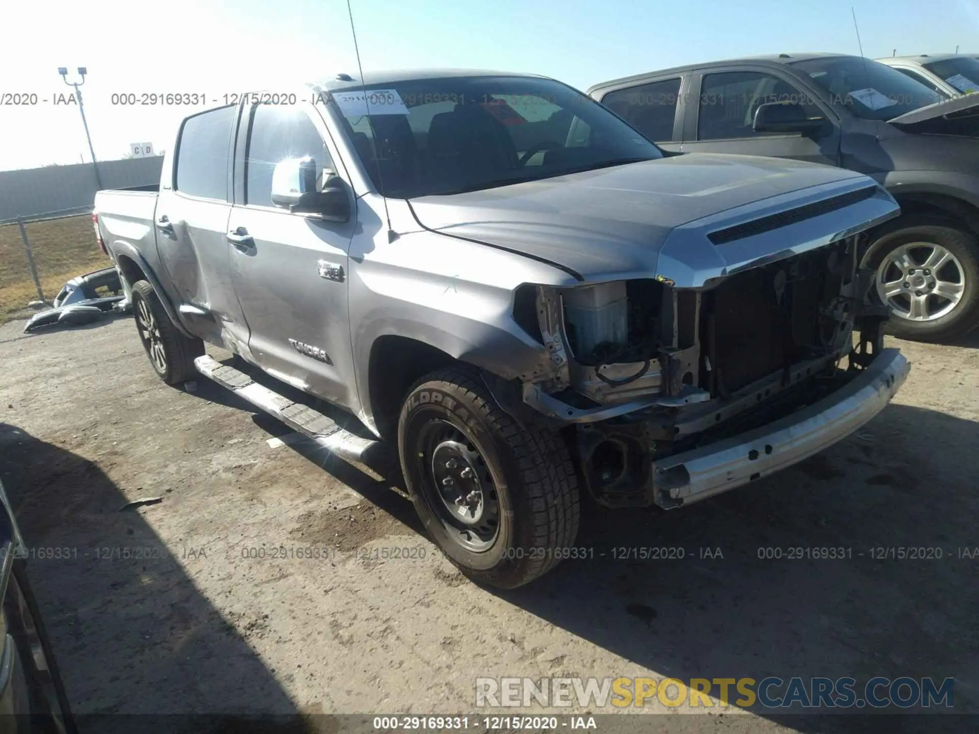 1 Photograph of a damaged car 5TFFY5F10KX253314 TOYOTA TUNDRA 2WD 2019