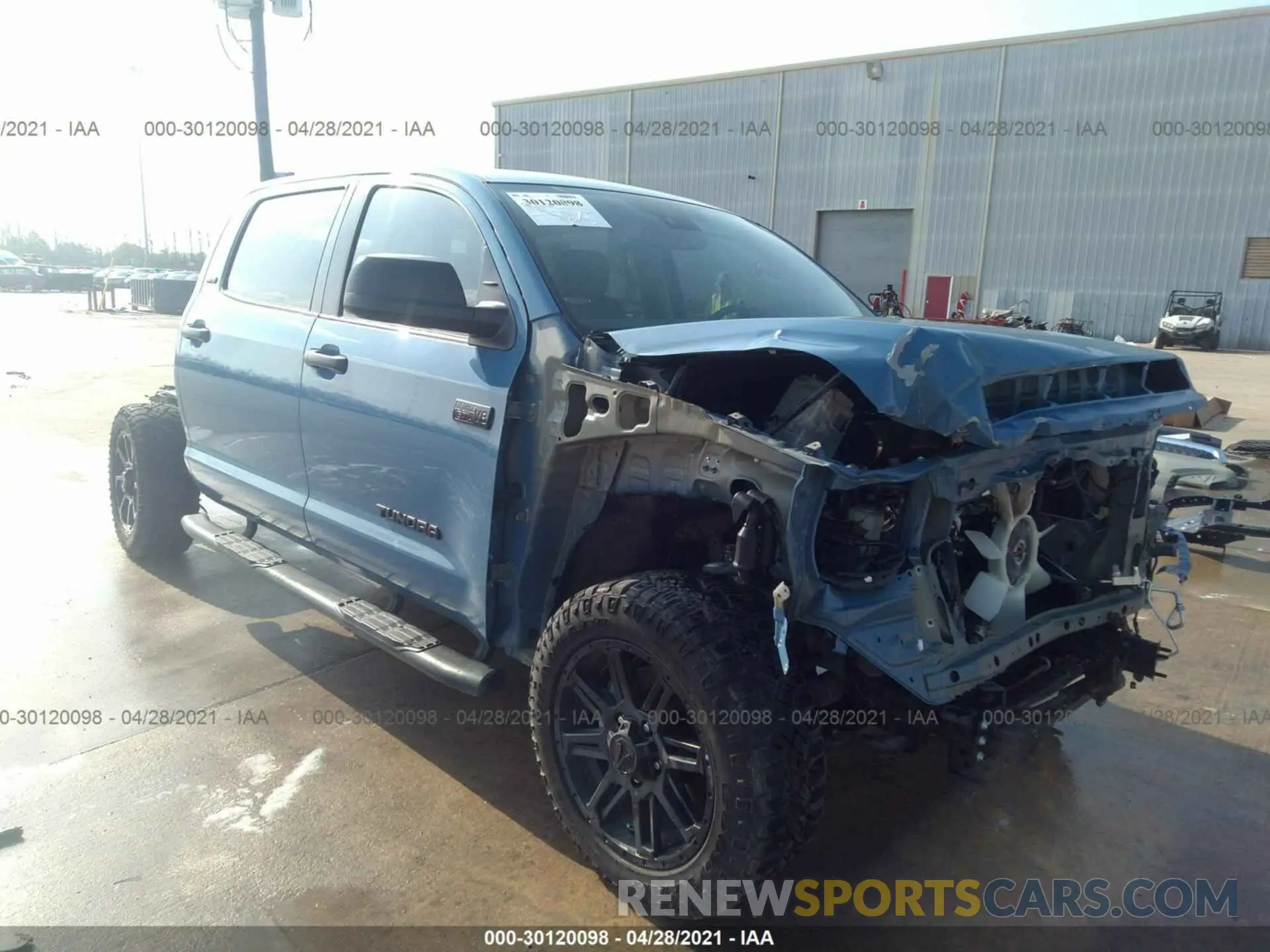 1 Photograph of a damaged car 5TFEY5F16LX269059 TOYOTA TUNDRA 2WD 2020