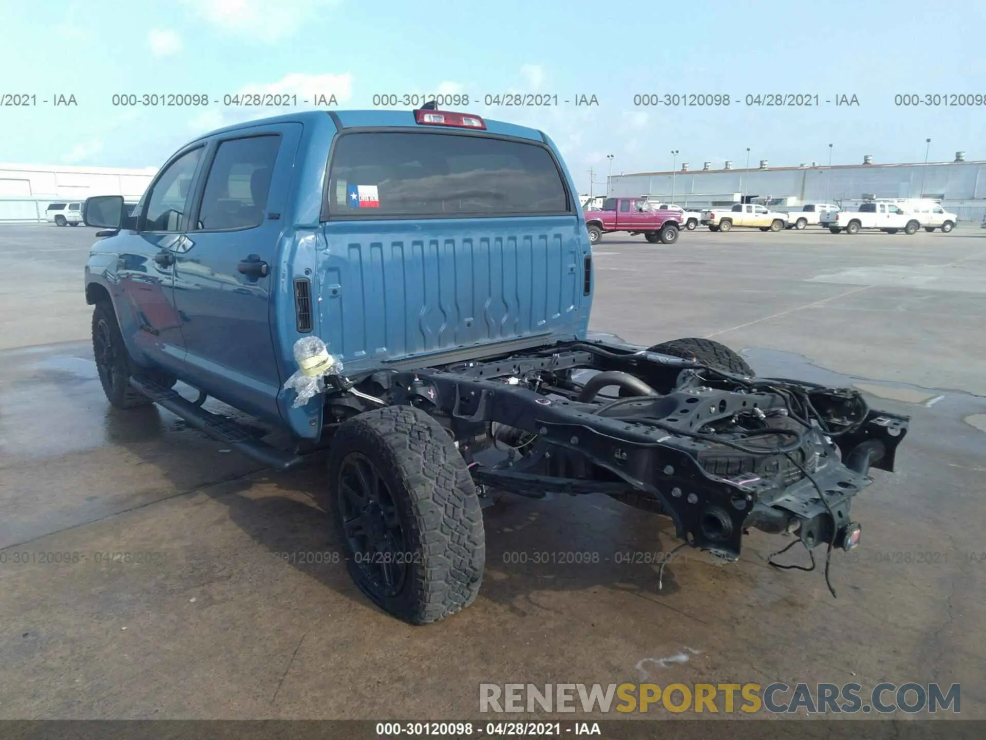 3 Photograph of a damaged car 5TFEY5F16LX269059 TOYOTA TUNDRA 2WD 2020