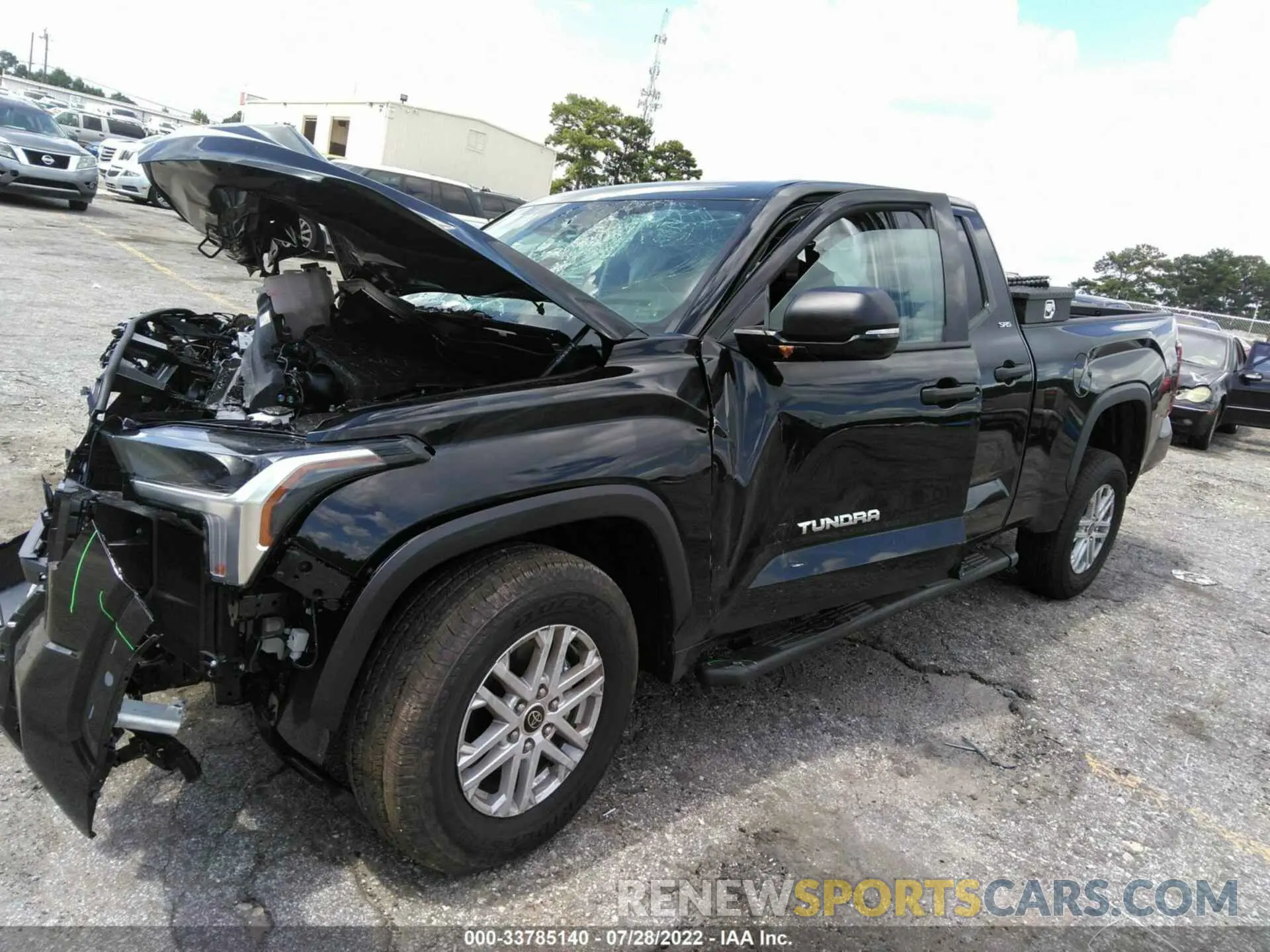 2 Фотография поврежденного автомобиля 5TFLA5AAXNX009589 TOYOTA TUNDRA 2WD 2022
