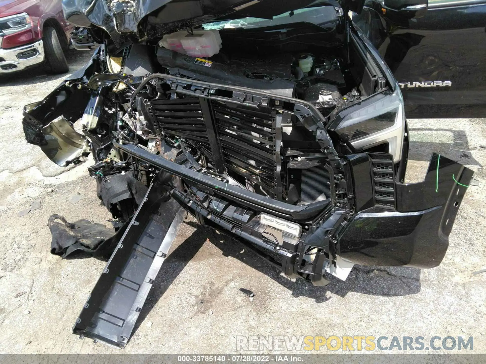 6 Фотография поврежденного автомобиля 5TFLA5AAXNX009589 TOYOTA TUNDRA 2WD 2022