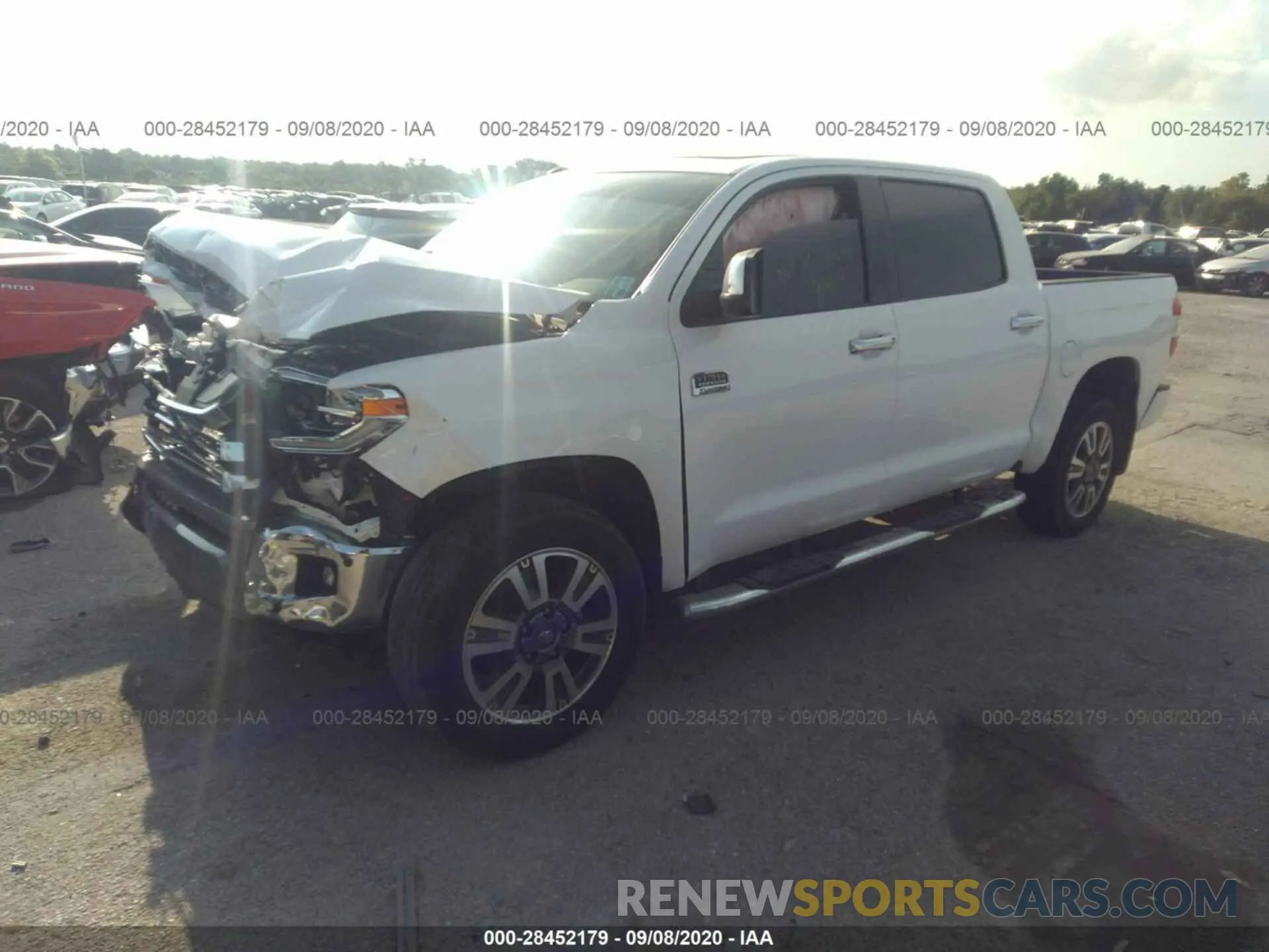 2 Photograph of a damaged car 5TFAY5F18KX849720 TOYOTA TUNDRA 4WD 2019