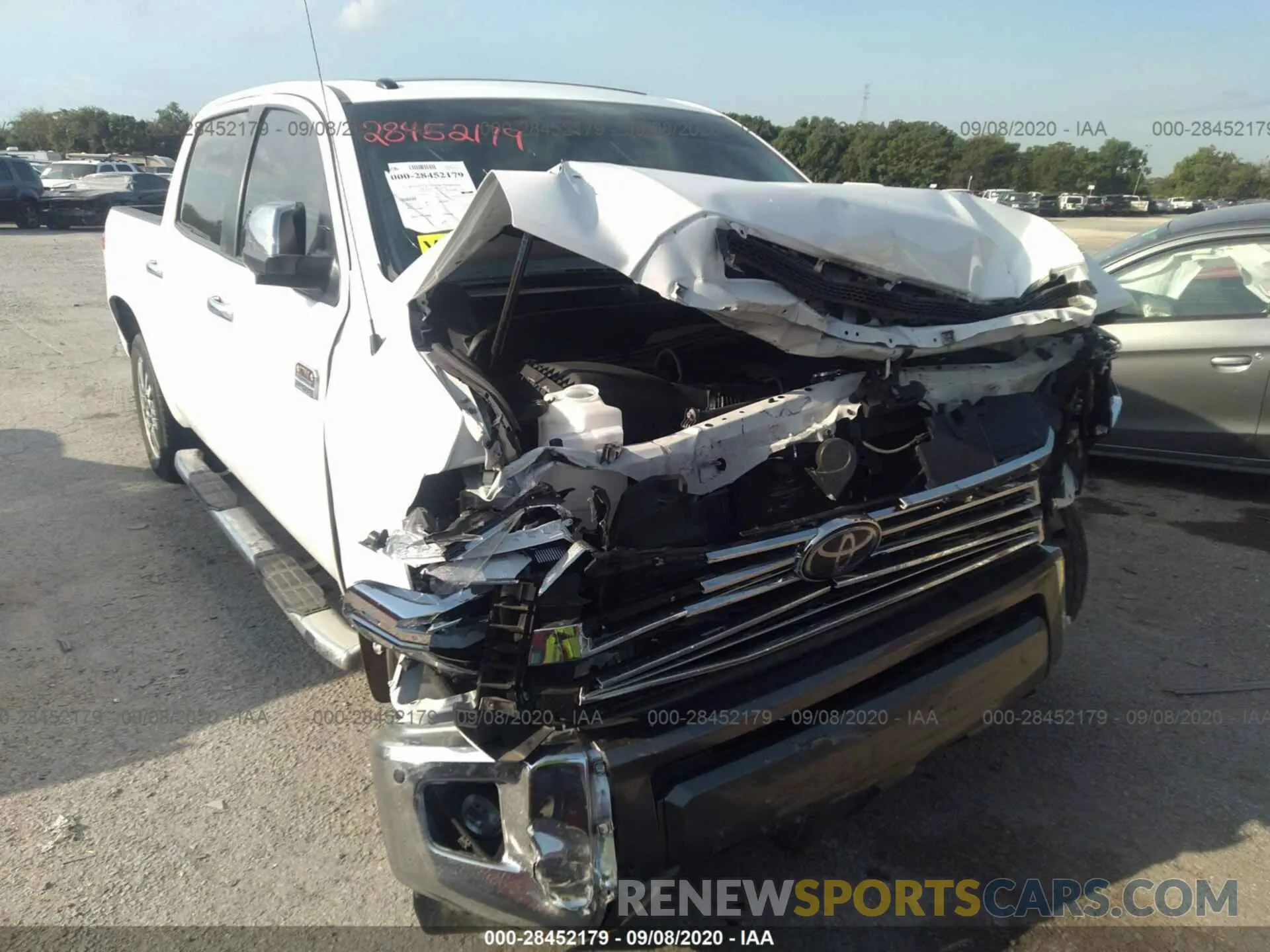 6 Photograph of a damaged car 5TFAY5F18KX849720 TOYOTA TUNDRA 4WD 2019