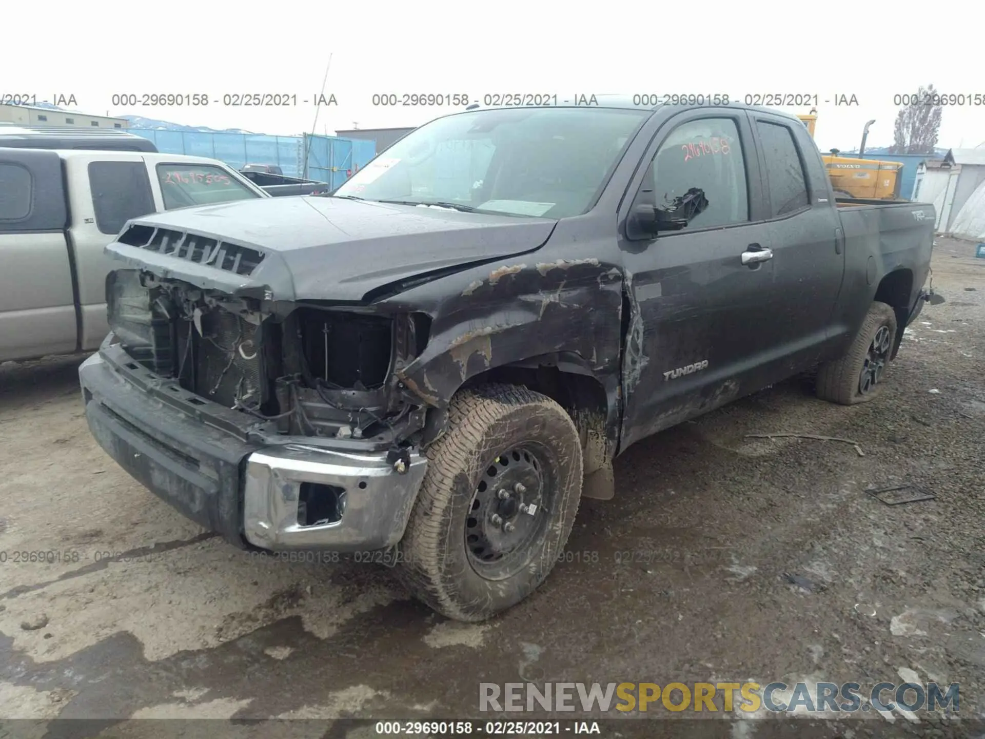 2 Photograph of a damaged car 5TFBY5F1XKX836326 TOYOTA TUNDRA 4WD 2019