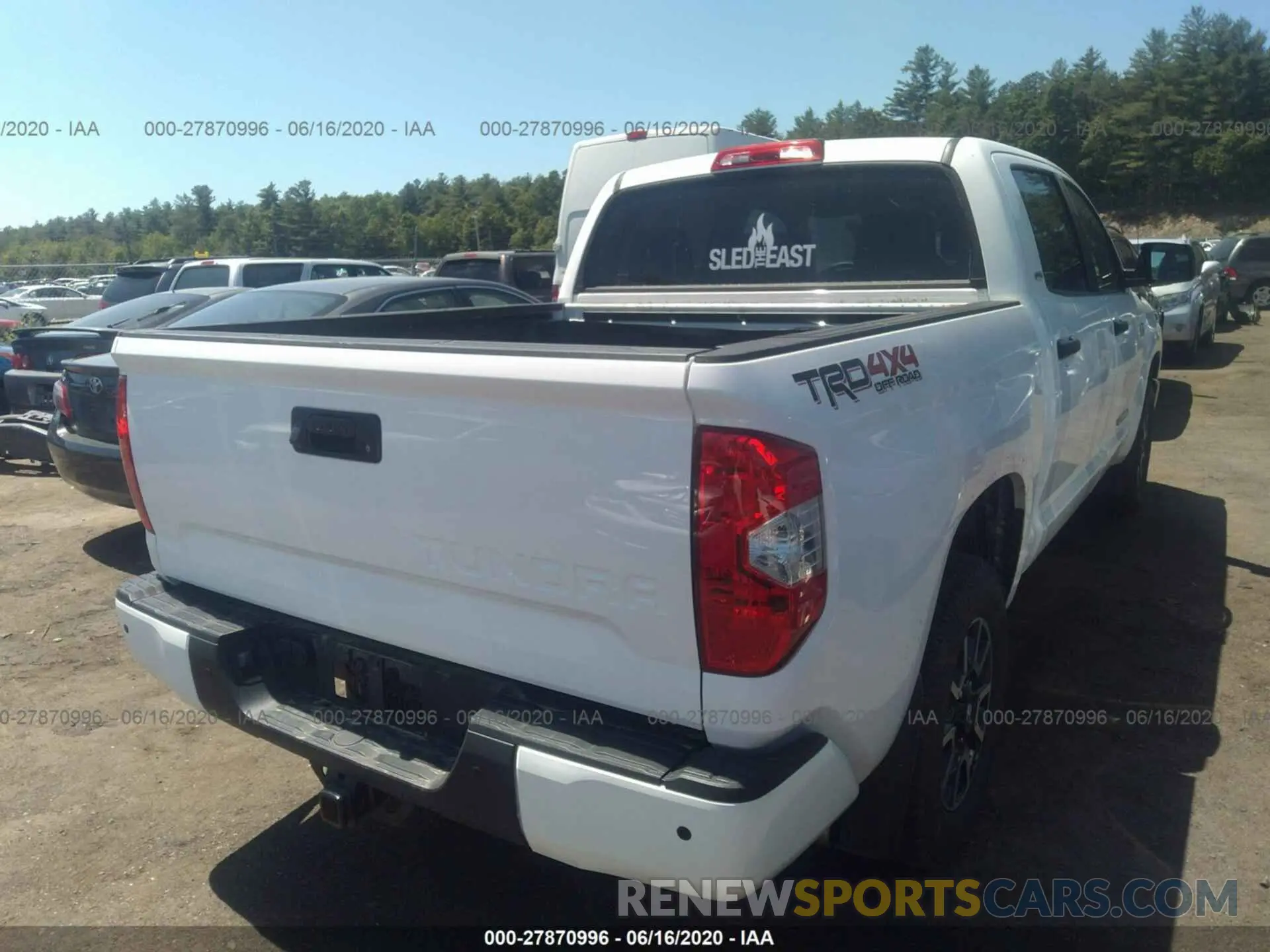 4 Photograph of a damaged car 5TFDY5F19KX833295 TOYOTA TUNDRA 4WD 2019