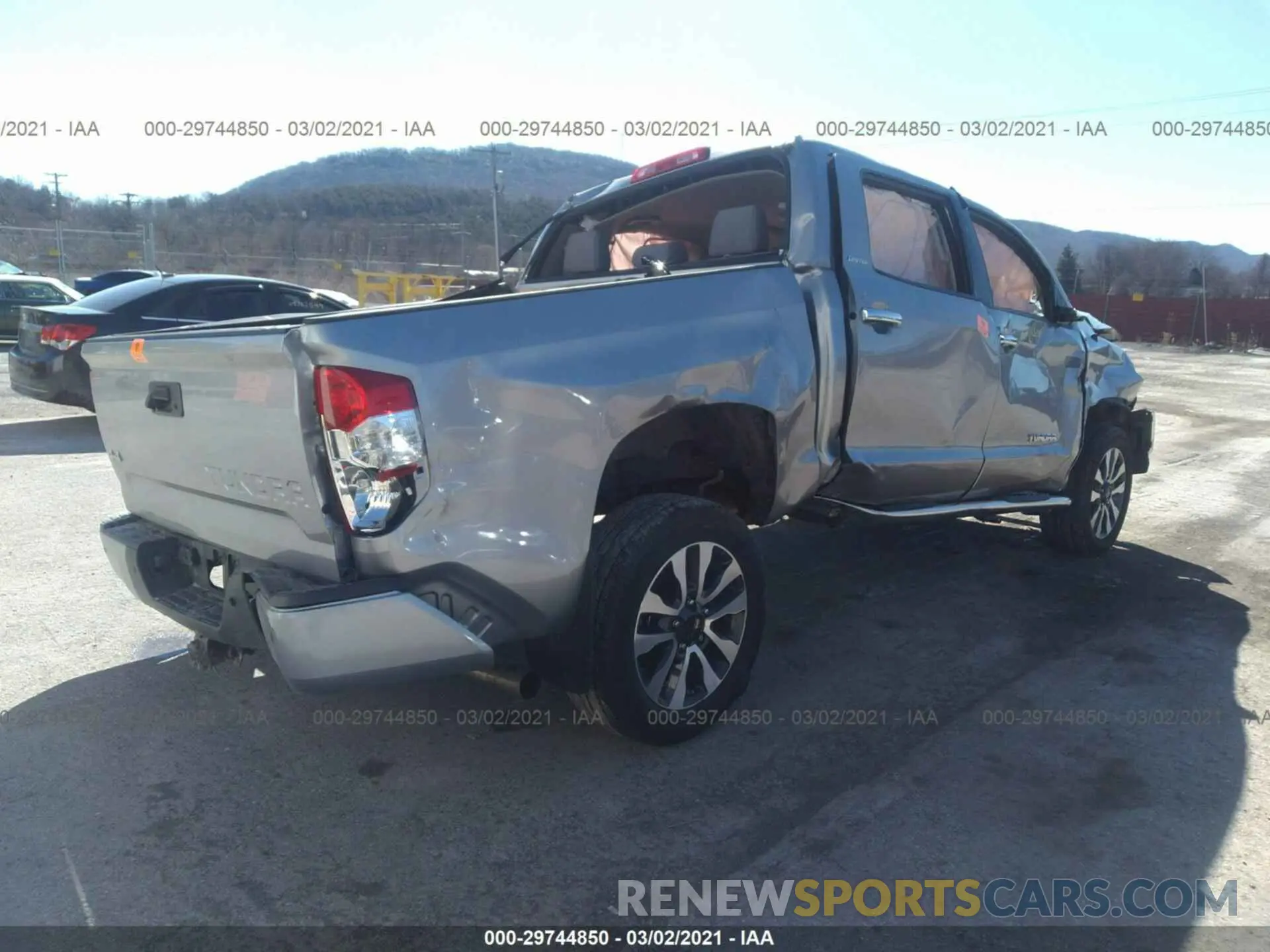 4 Photograph of a damaged car 5TFHY5F15KX857157 TOYOTA TUNDRA 4WD 2019