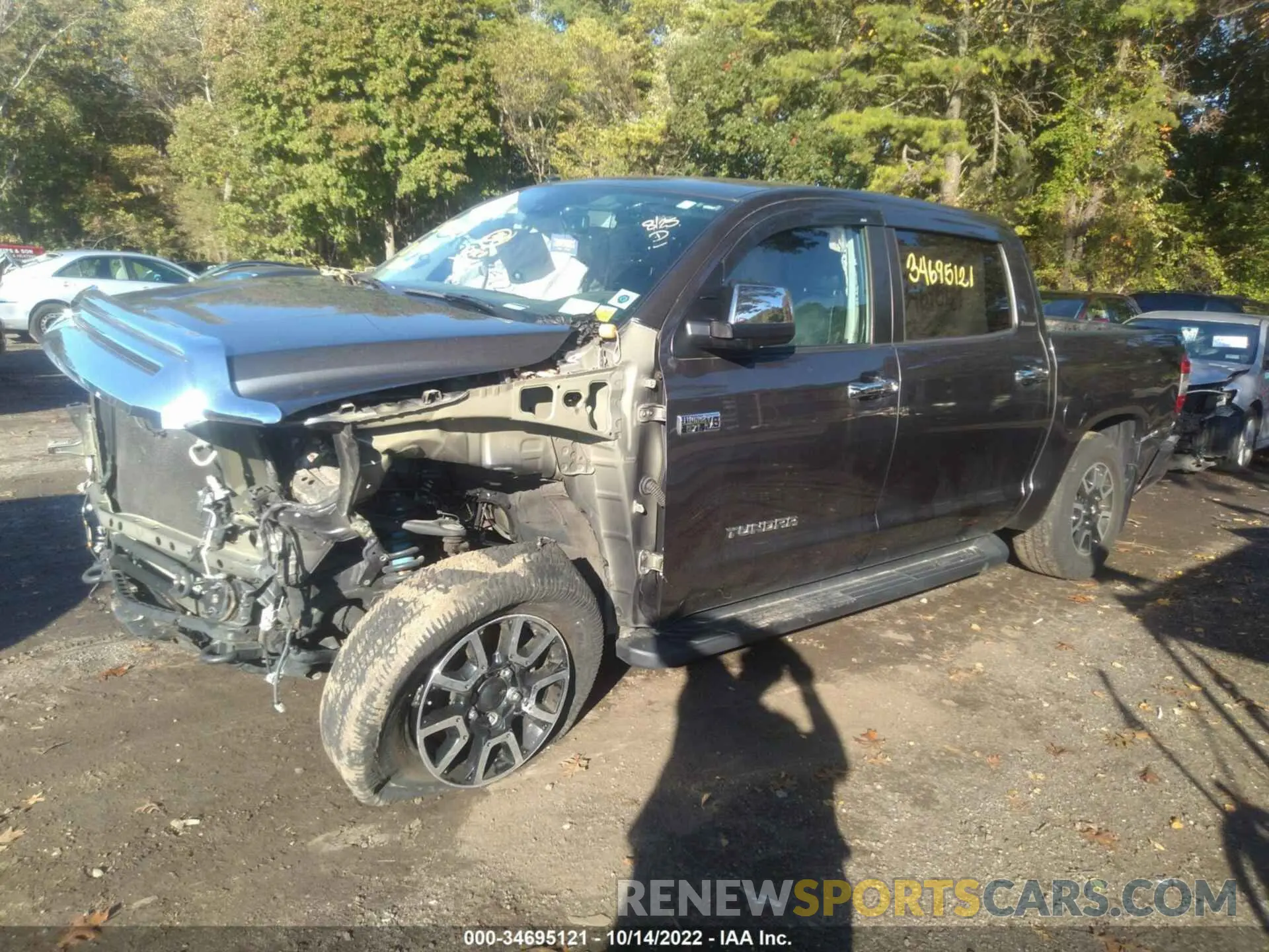 2 Photograph of a damaged car 5TFHY5F16KX816701 TOYOTA TUNDRA 4WD 2019