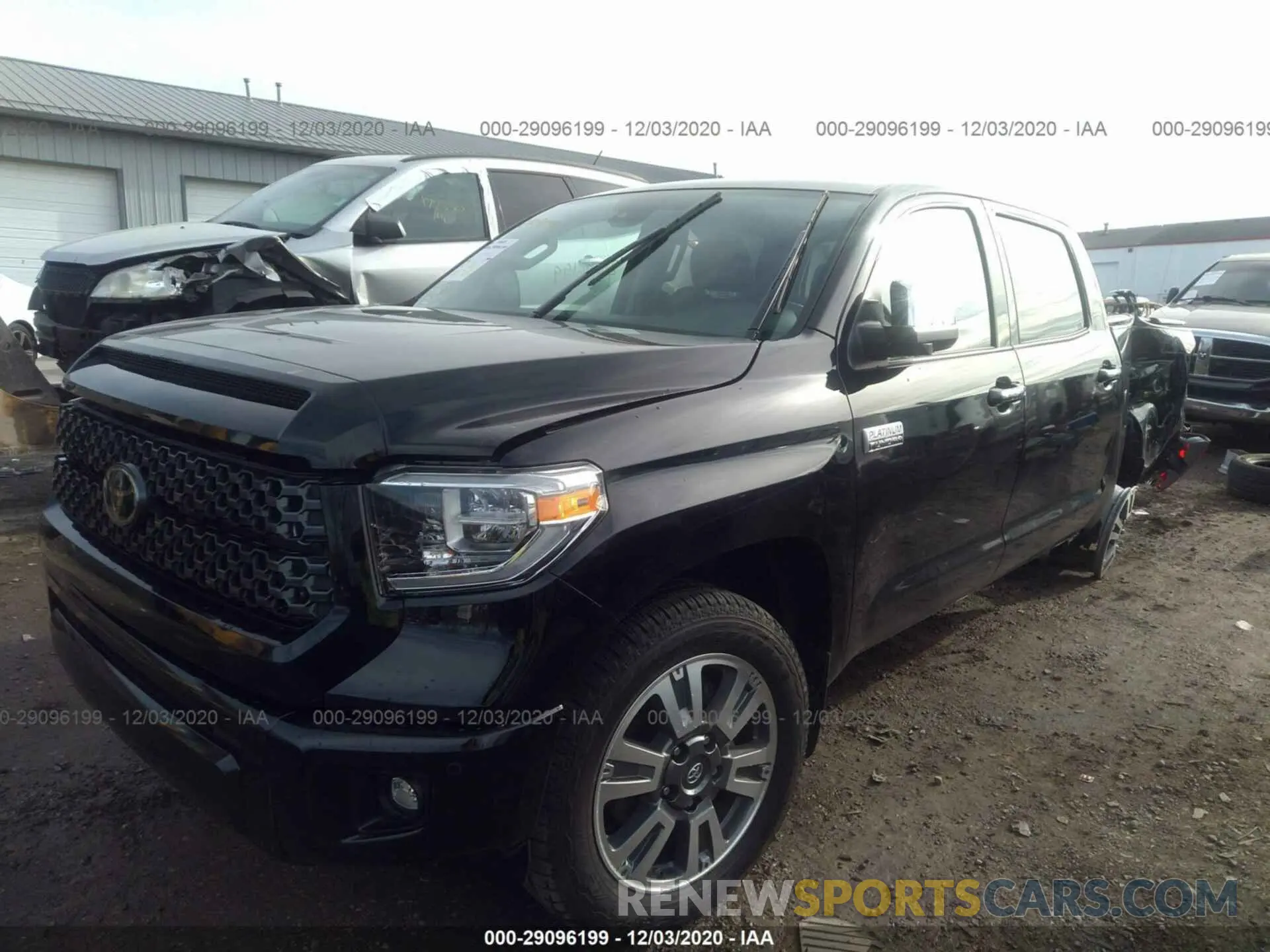 2 Photograph of a damaged car 5TFAY5F14LX918081 TOYOTA TUNDRA 4WD 2020