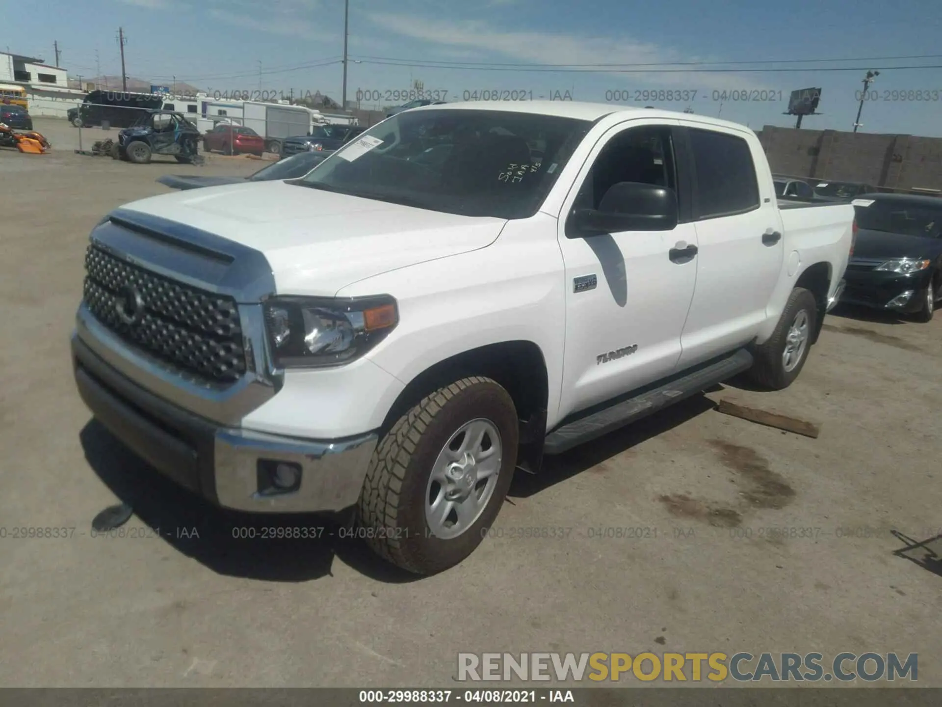 2 Photograph of a damaged car 5TFDY5F12LX914219 TOYOTA TUNDRA 4WD 2020