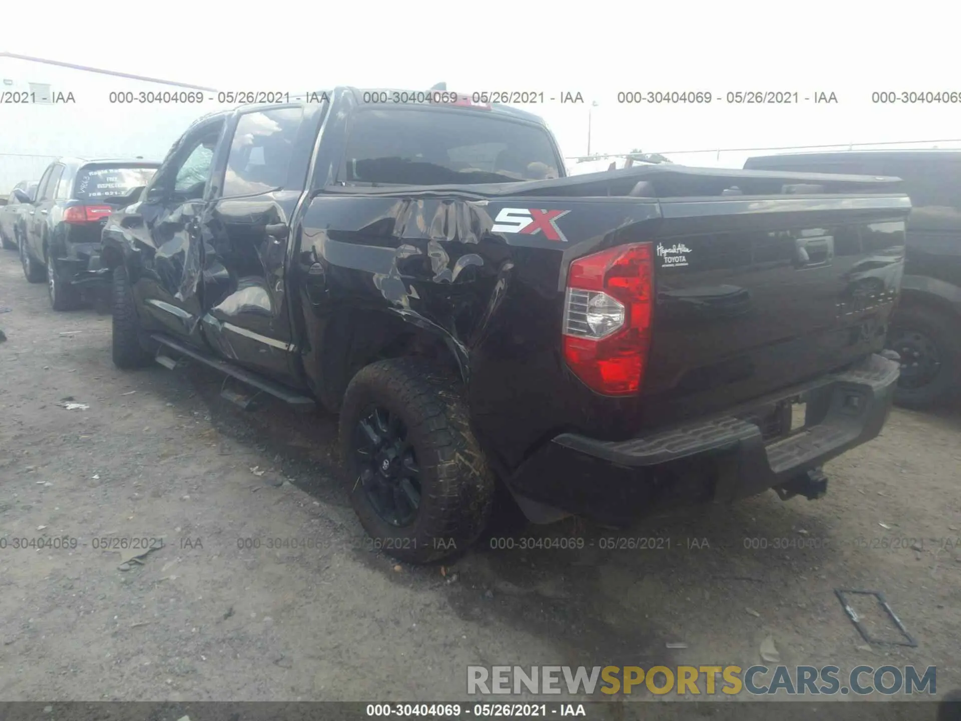 3 Photograph of a damaged car 5TFDY5F15LX944136 TOYOTA TUNDRA 4WD 2020