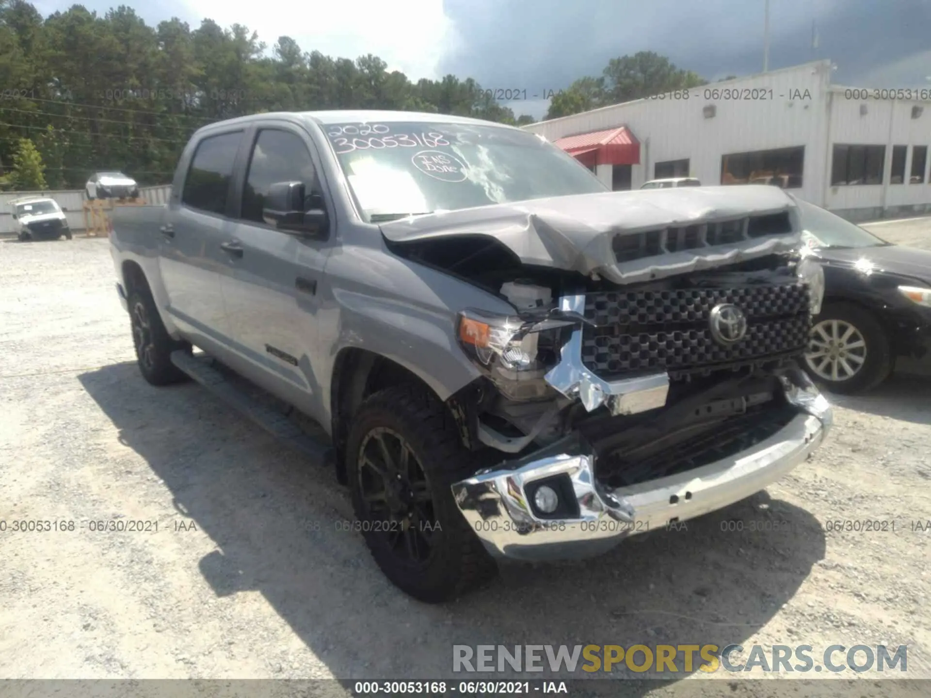 1 Photograph of a damaged car 5TFDY5F16LX931900 TOYOTA TUNDRA 4WD 2020
